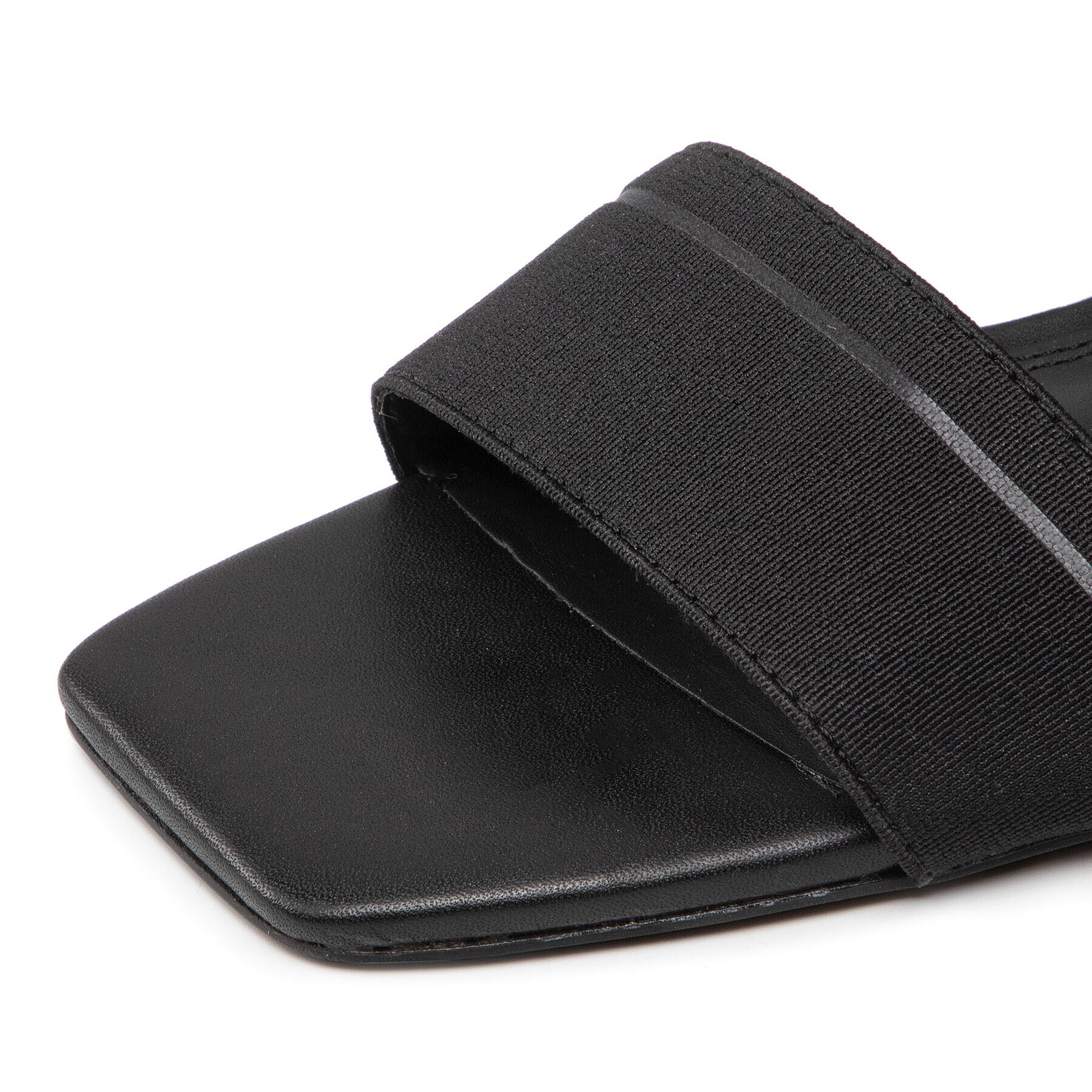 Calvin Klein Сандали Squared Blk Hl Sandal 45 He HW0HW01150 Черен - Pepit.bg