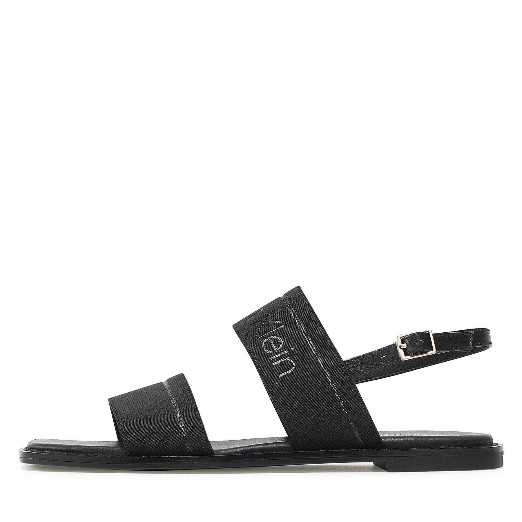 Calvin Klein Сандали Squared Flat Sandal He HW0HW01496 Черен - Pepit.bg