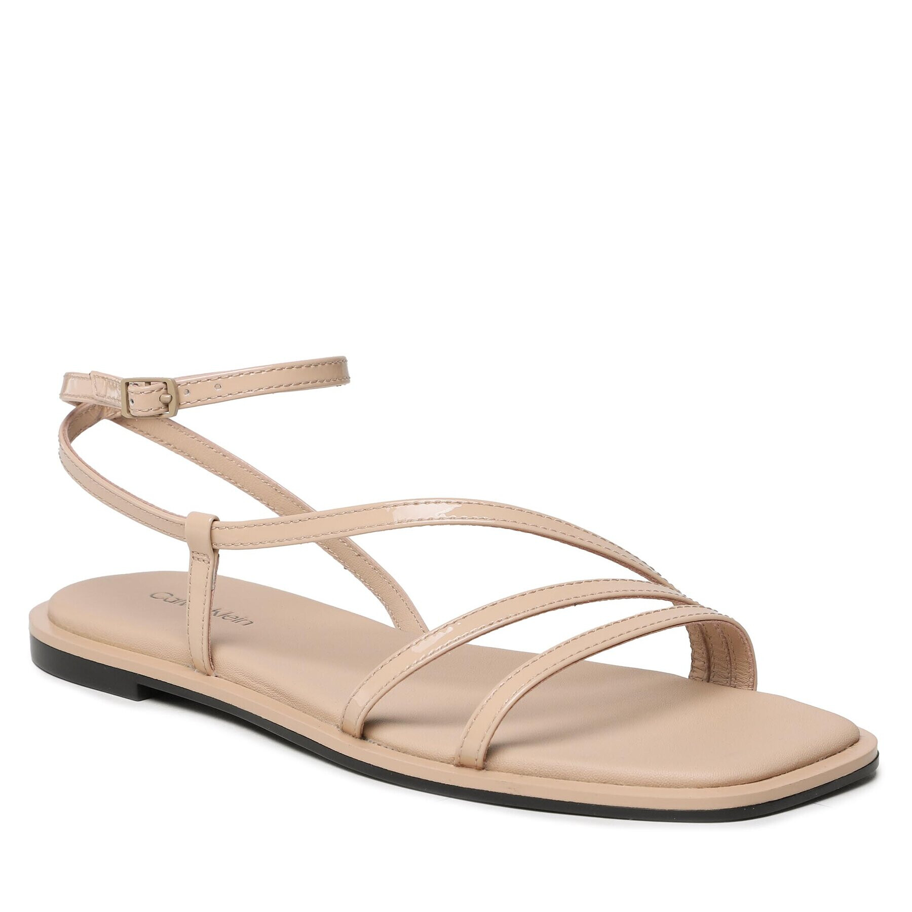 Calvin Klein Сандали Squared Sandal HW0HW01603 Бежов - Pepit.bg