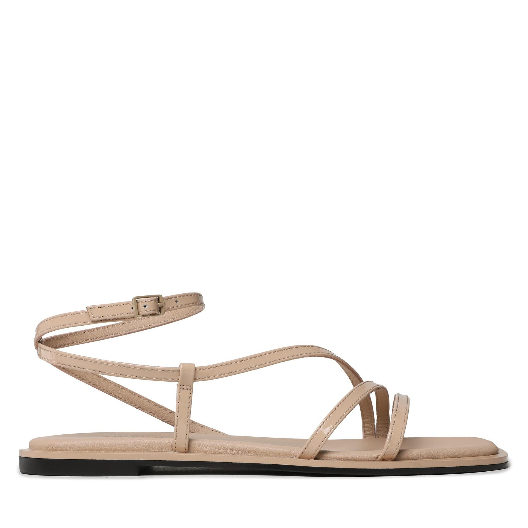 Calvin Klein Сандали Squared Sandal HW0HW01603 Бежов - Pepit.bg