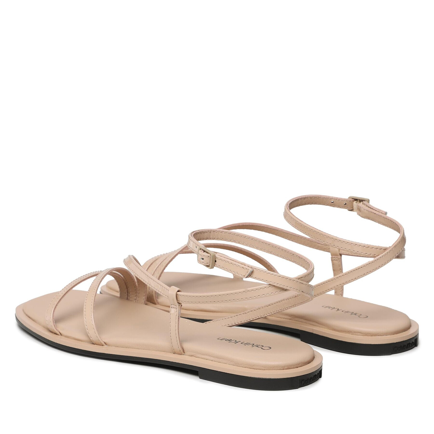 Calvin Klein Сандали Squared Sandal HW0HW01603 Бежов - Pepit.bg