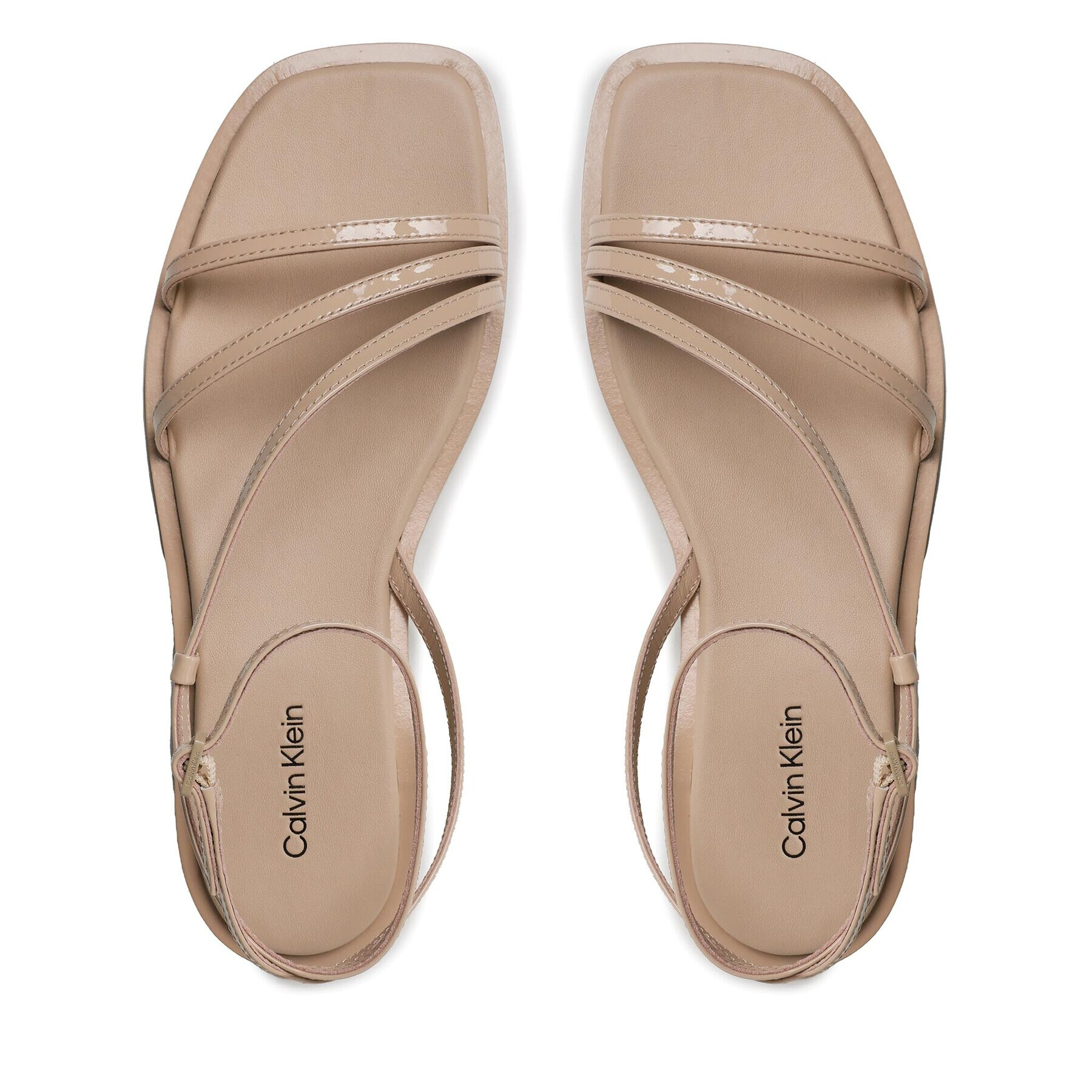 Calvin Klein Сандали Squared Sandal HW0HW01603 Бежов - Pepit.bg