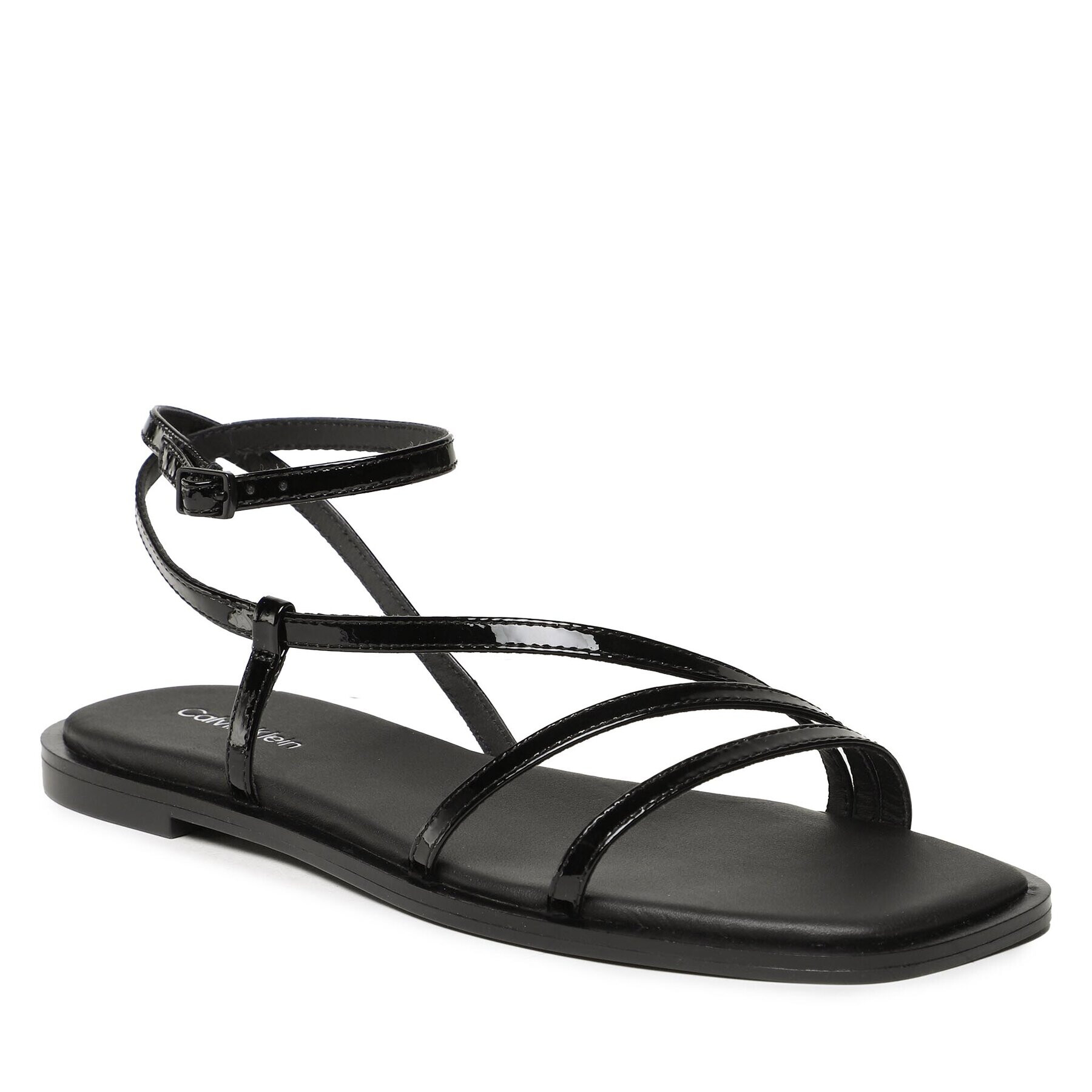 Calvin Klein Сандали Squared Sandal HW0HW01603 Черен - Pepit.bg