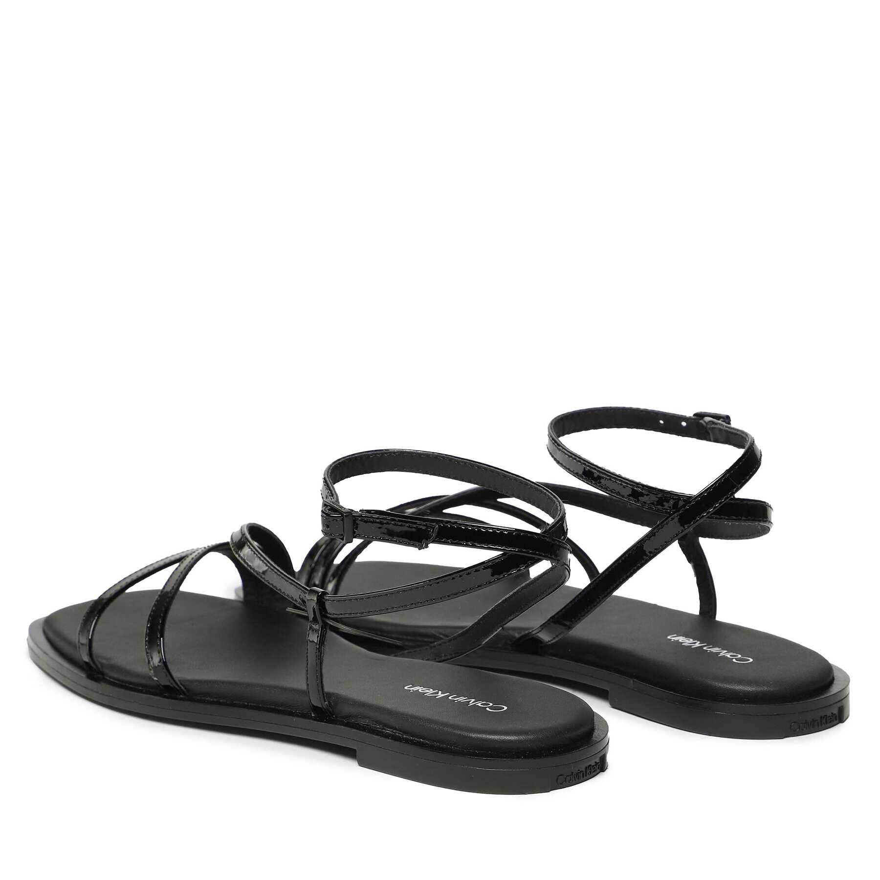 Calvin Klein Сандали Squared Sandal HW0HW01603 Черен - Pepit.bg