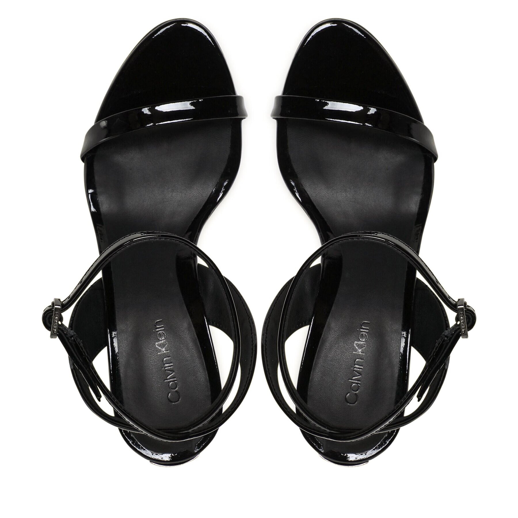 Calvin Klein Сандали Stilleto Sandal 90 - Patent HW0HW01632 Черен - Pepit.bg