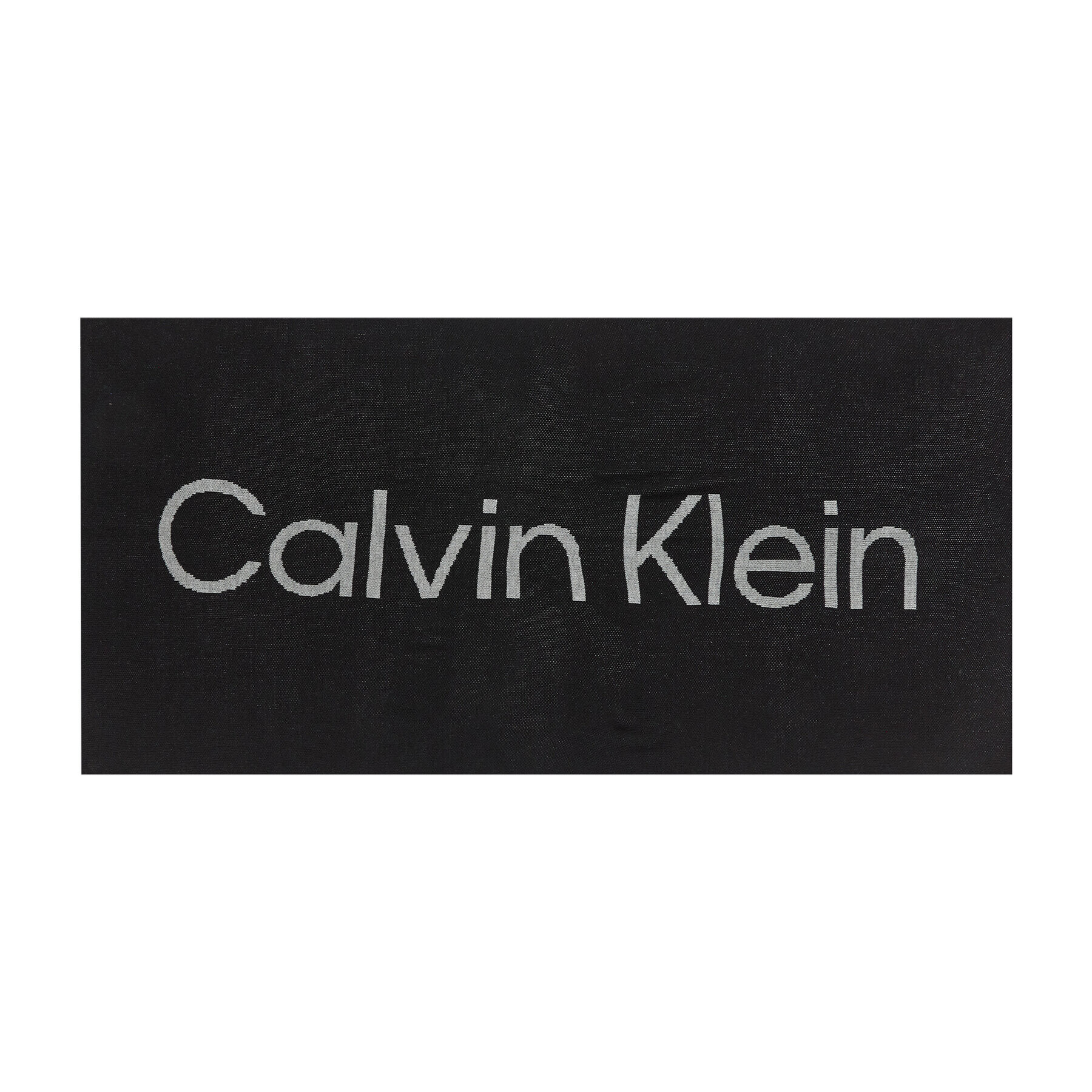 Calvin Klein Шал Eco Knit Blanket 100X200 K60K608643 Черен - Pepit.bg