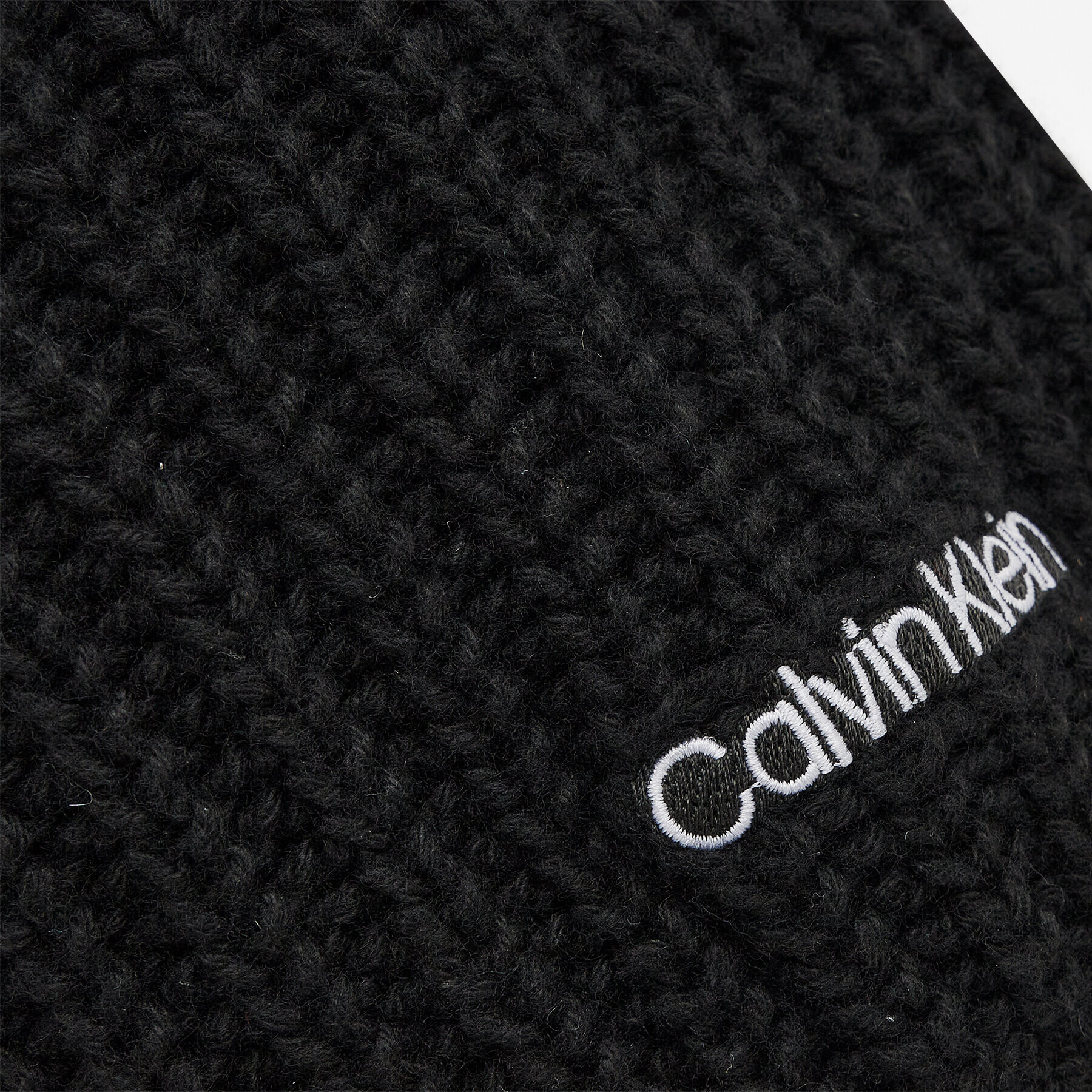 Calvin Klein Шал - комин Oversized Knit Neck Warmer K60K608553 Черен - Pepit.bg