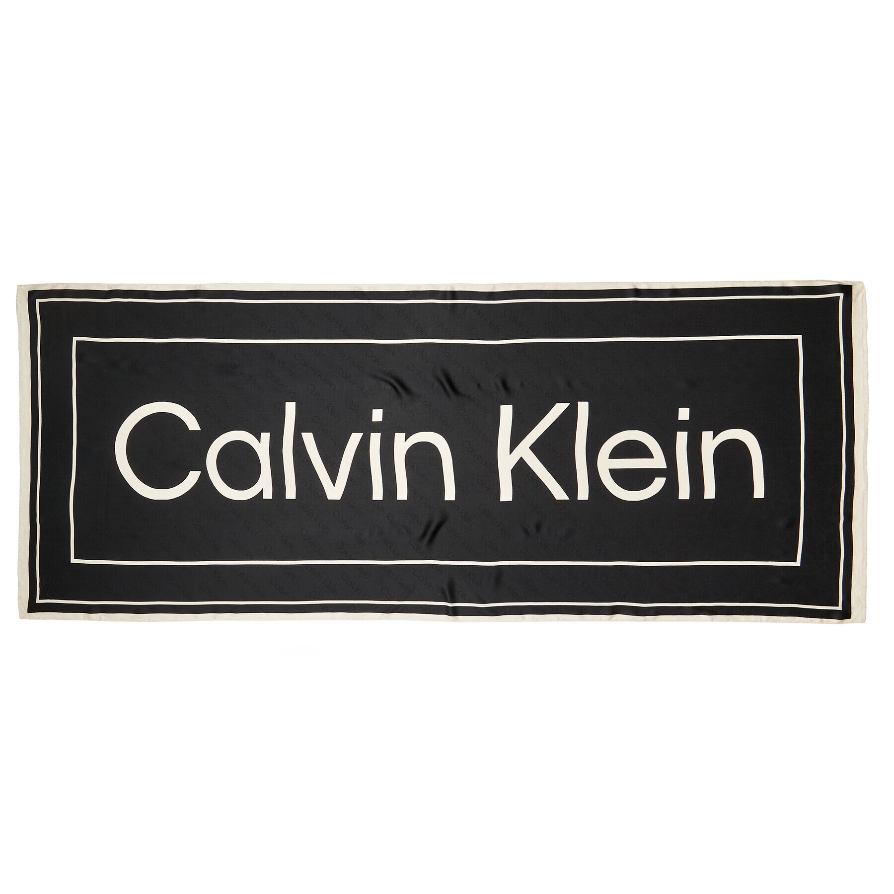 Calvin Klein Шал Logo K60K610814 Черен - Pepit.bg