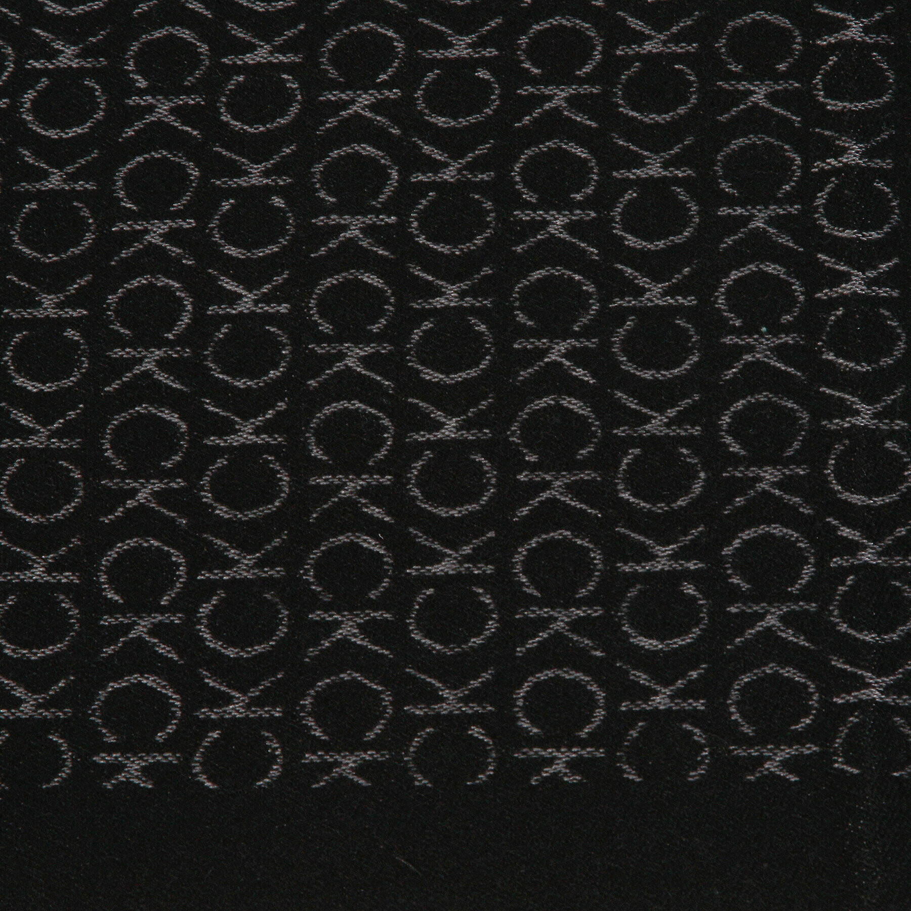 Calvin Klein Шал Monogram Woven Scarf 35x180 Черен - Pepit.bg