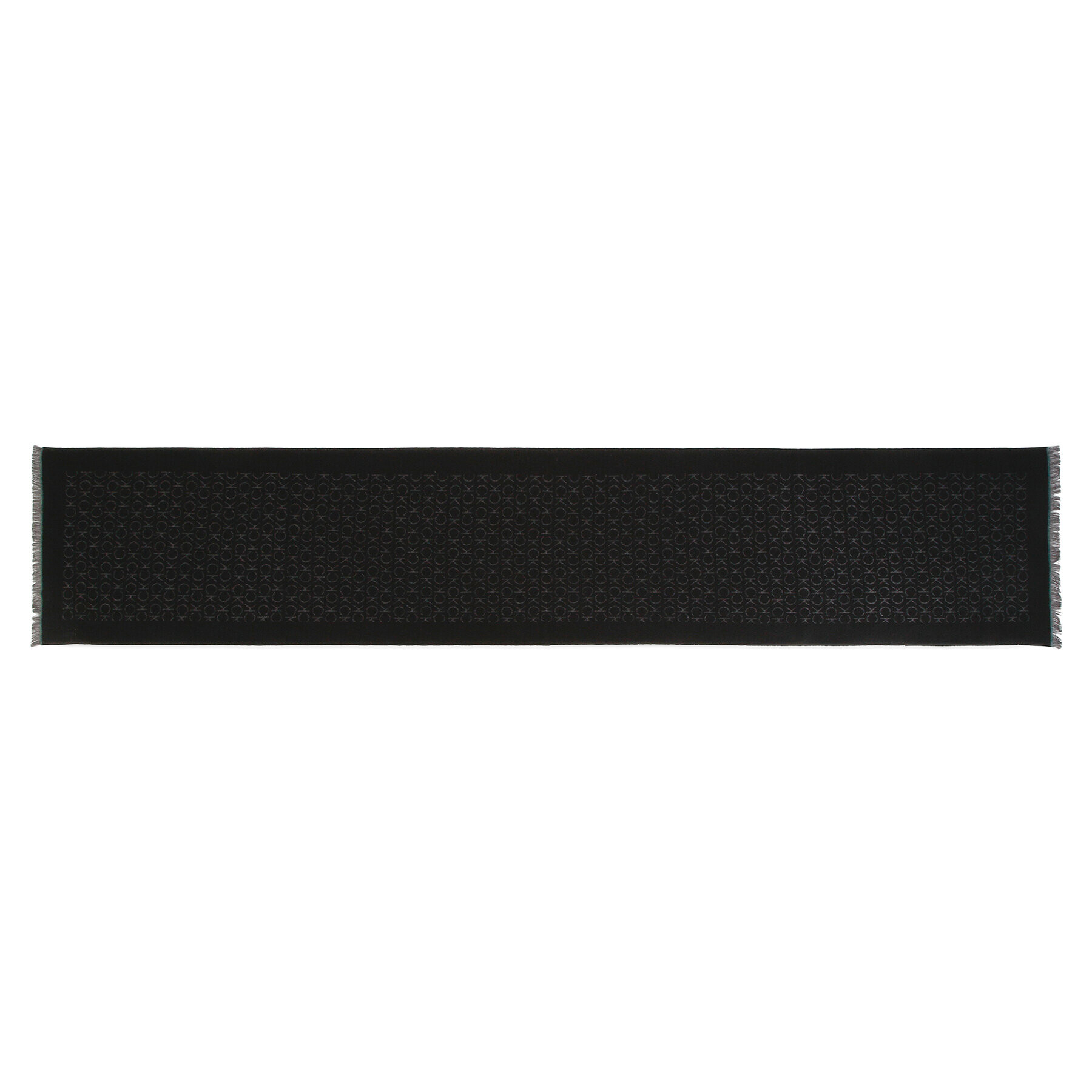 Calvin Klein Шал Monogram Woven Scarf 35x180 Черен - Pepit.bg