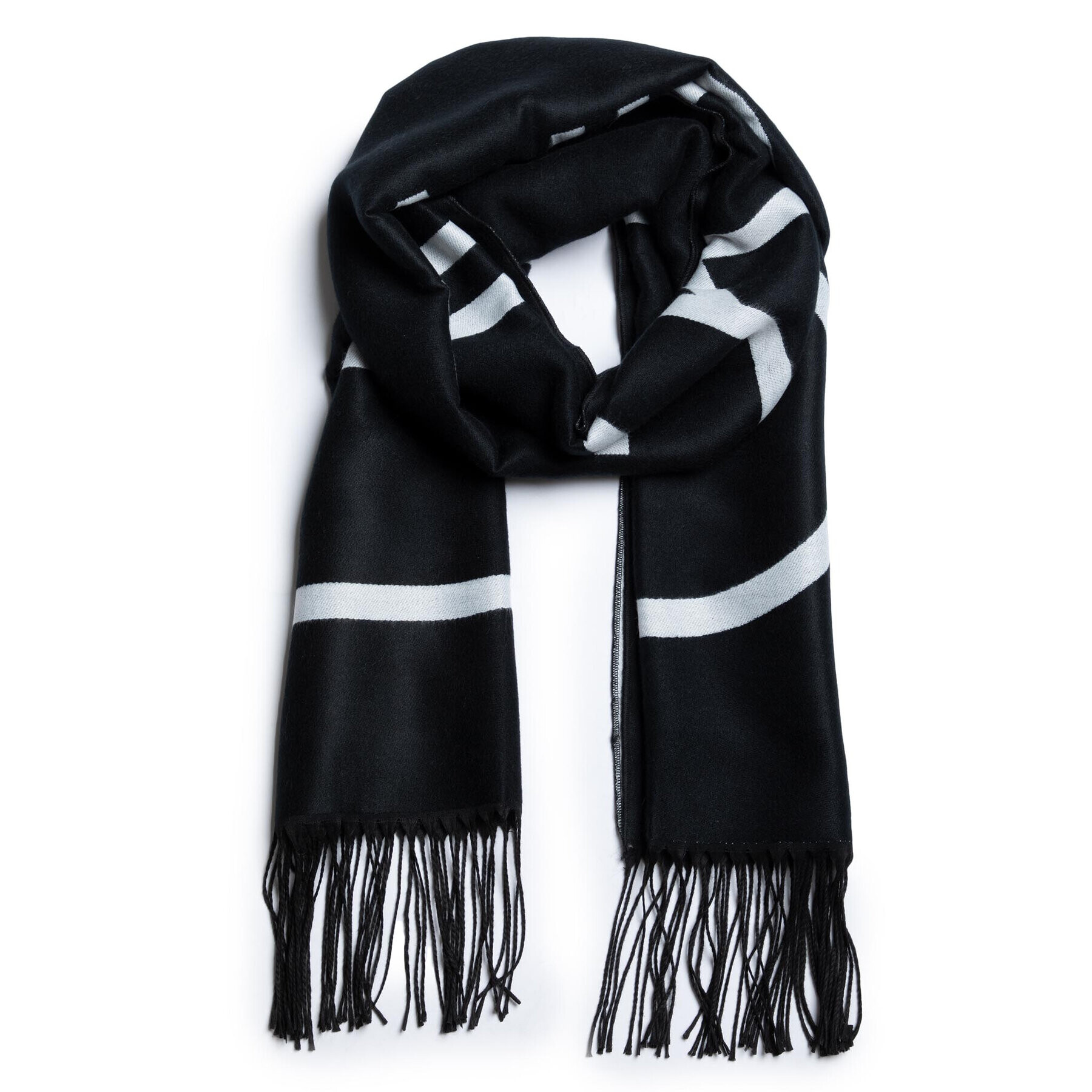 Calvin Klein Шал Scarf K60K607322 Черен - Pepit.bg