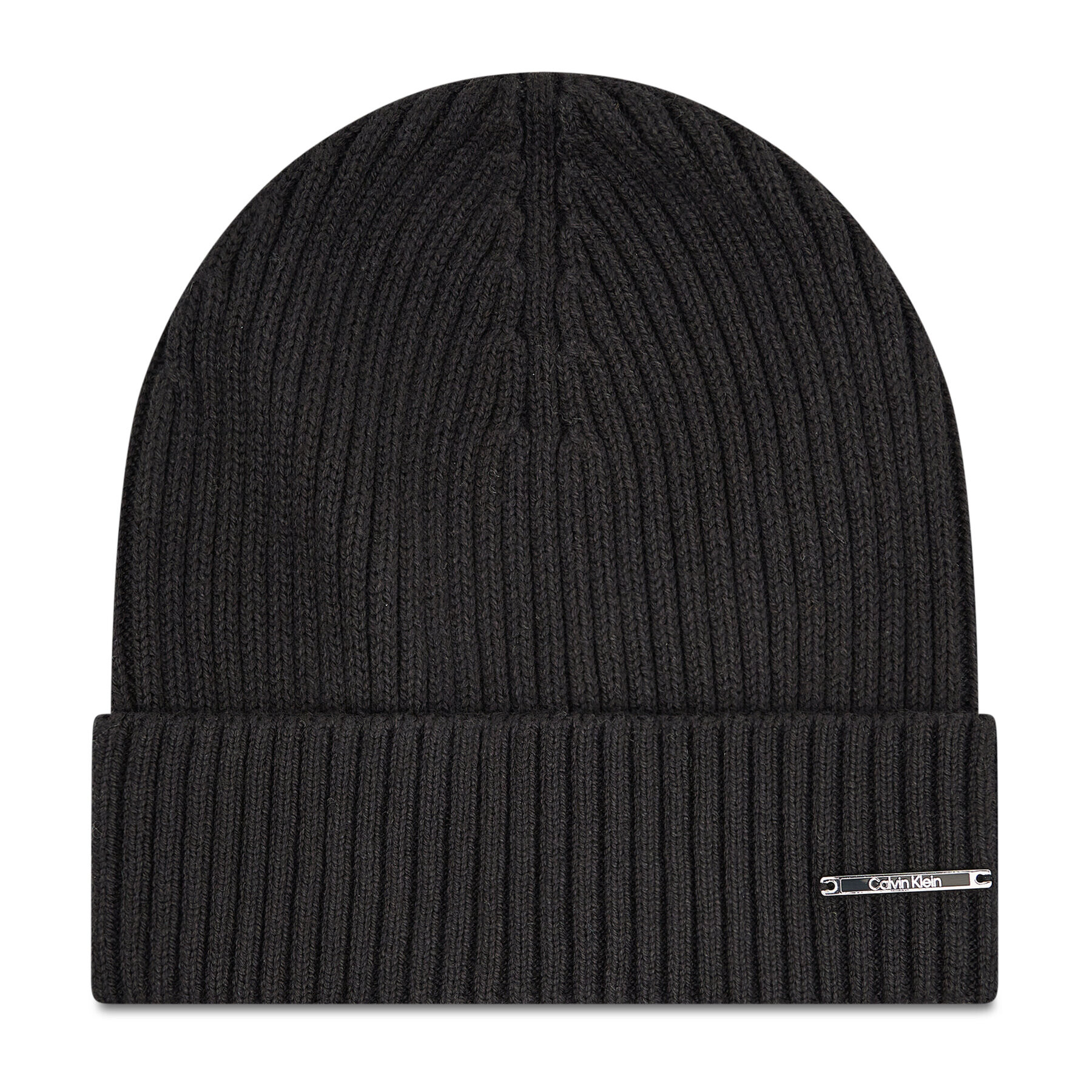 Calvin Klein Шапка Basic Rib Beanie K50K507496 Черен - Pepit.bg