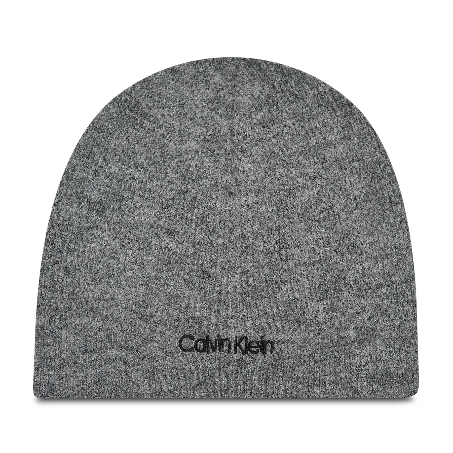 Calvin Klein Шапка Basic Wool No Fold Beanie K50K507444 Сив - Pepit.bg