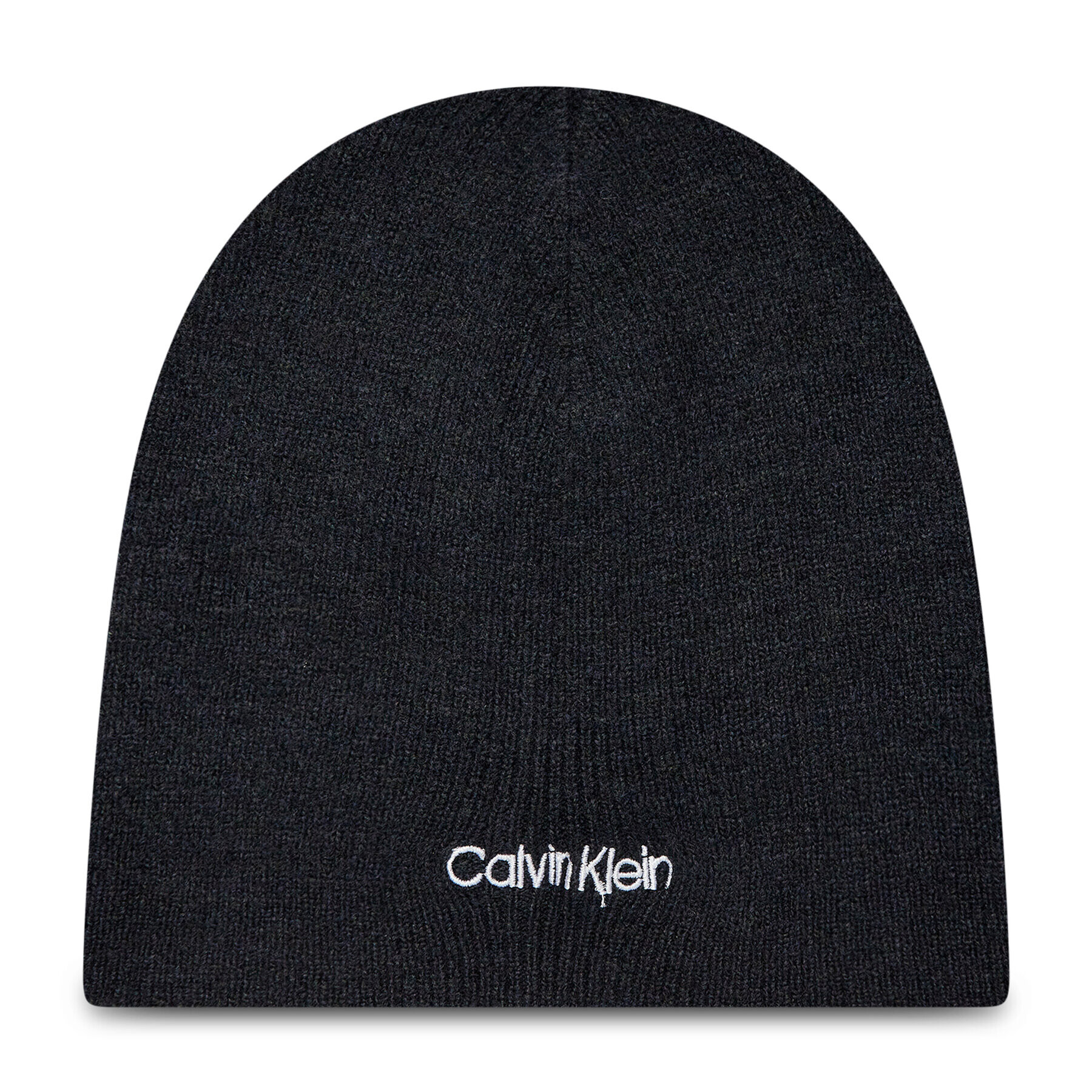 Calvin Klein Шапка Basic Wool No Fold Beanie K50K507444 Тъмносин - Pepit.bg