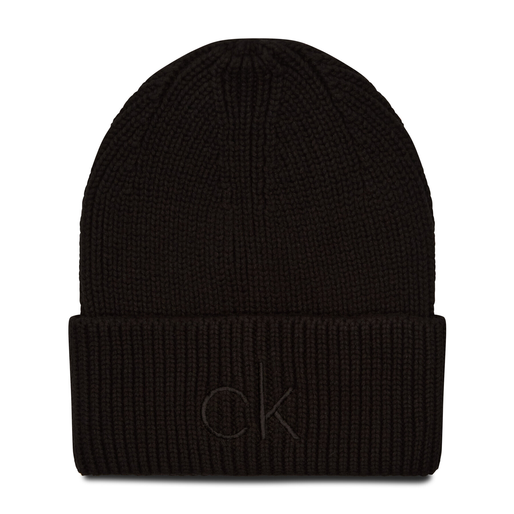 Calvin Klein Шапка Beanie K60K607285 Черен - Pepit.bg