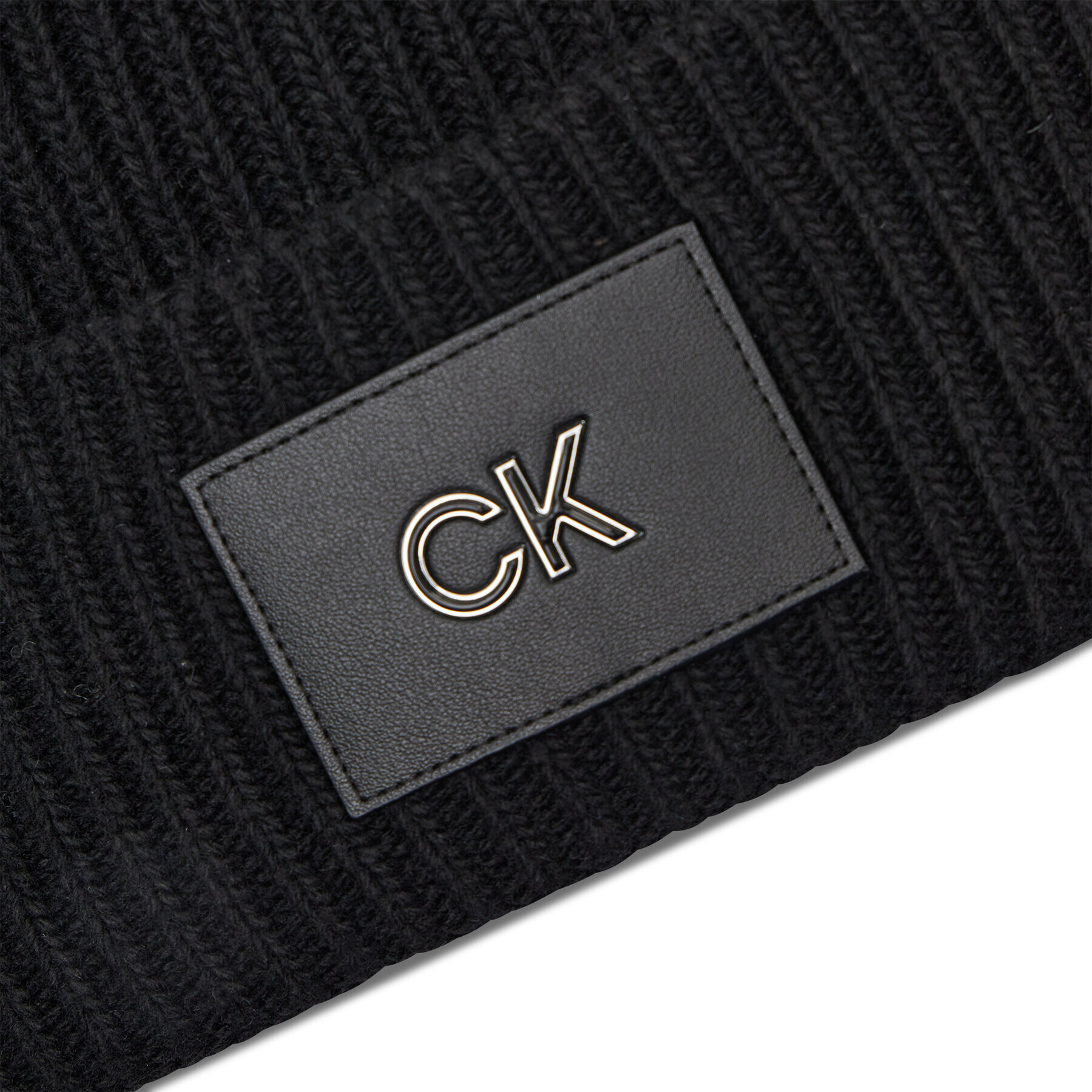 Calvin Klein Шапка Beanie K60K609667 Черен - Pepit.bg