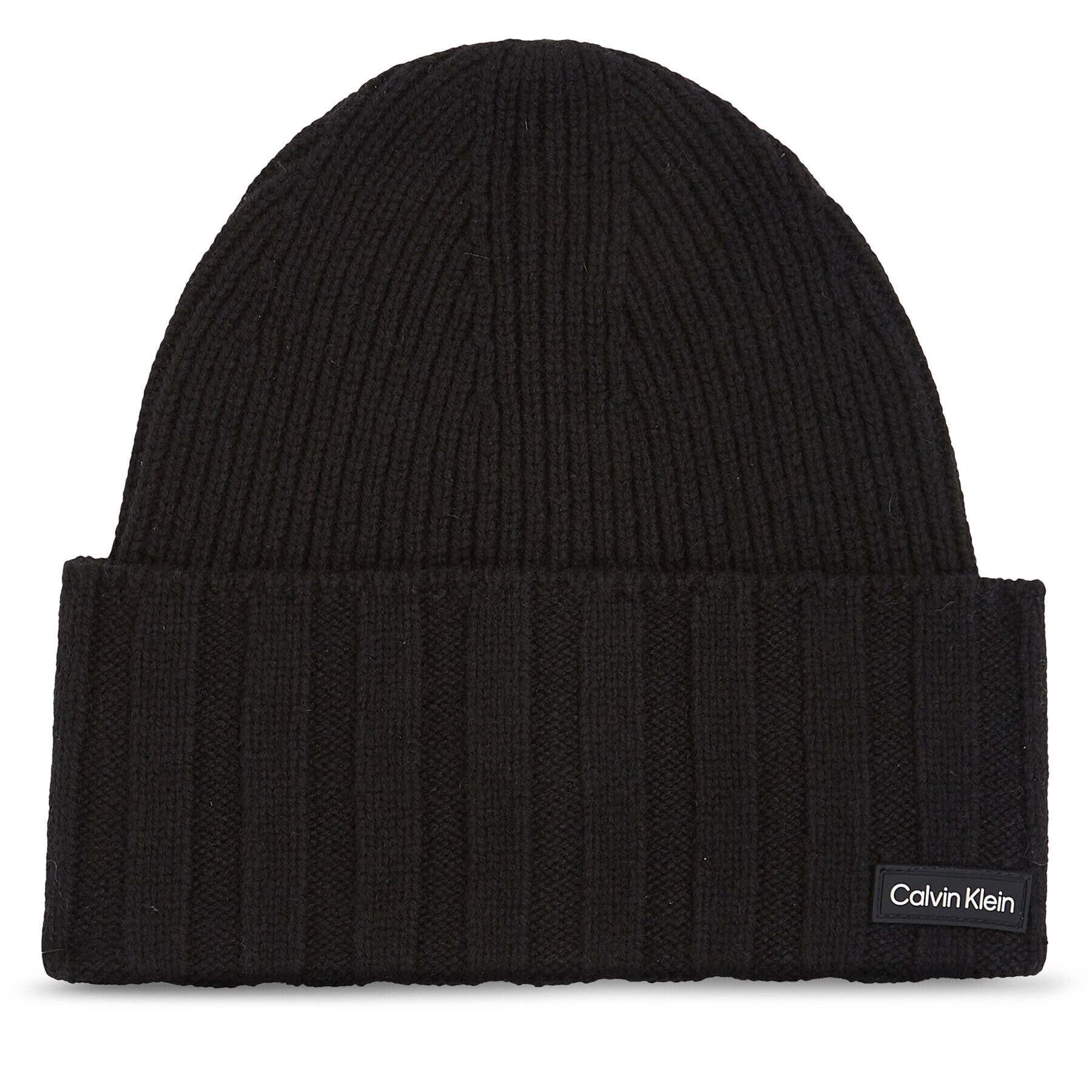 Calvin Klein Шапка Elevated Rib Beanie K50K510985 Черен - Pepit.bg