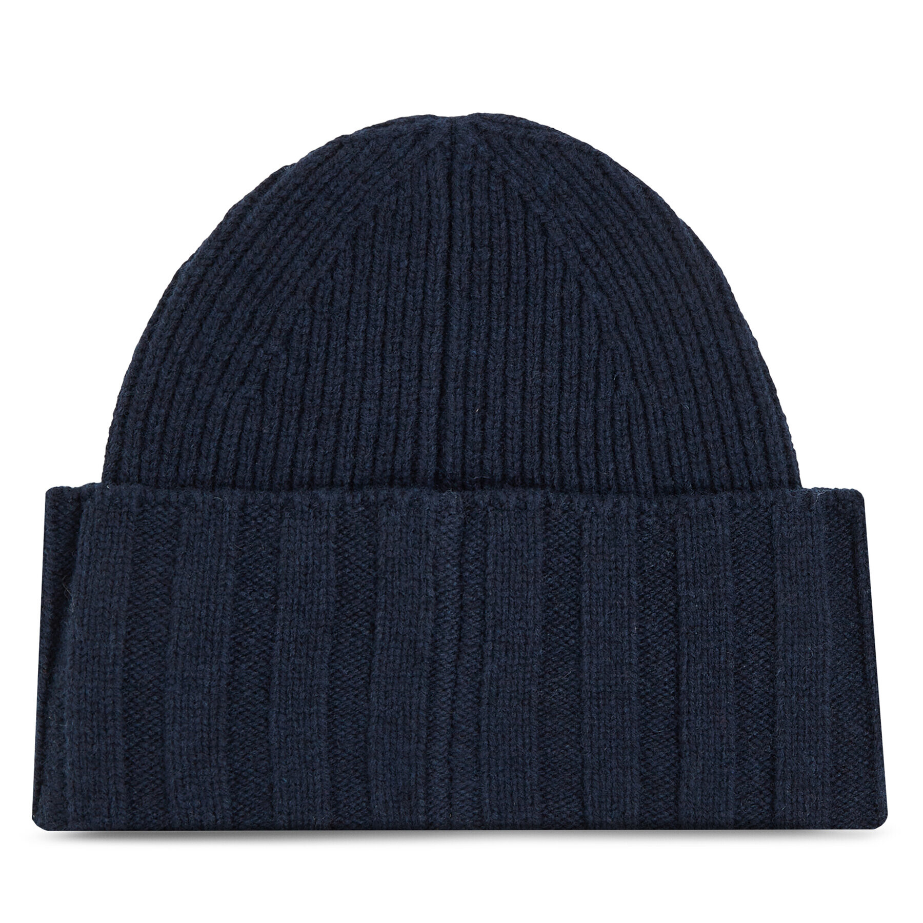 Calvin Klein Шапка Elevated Rib Beanie K50K510985 Тъмносин - Pepit.bg