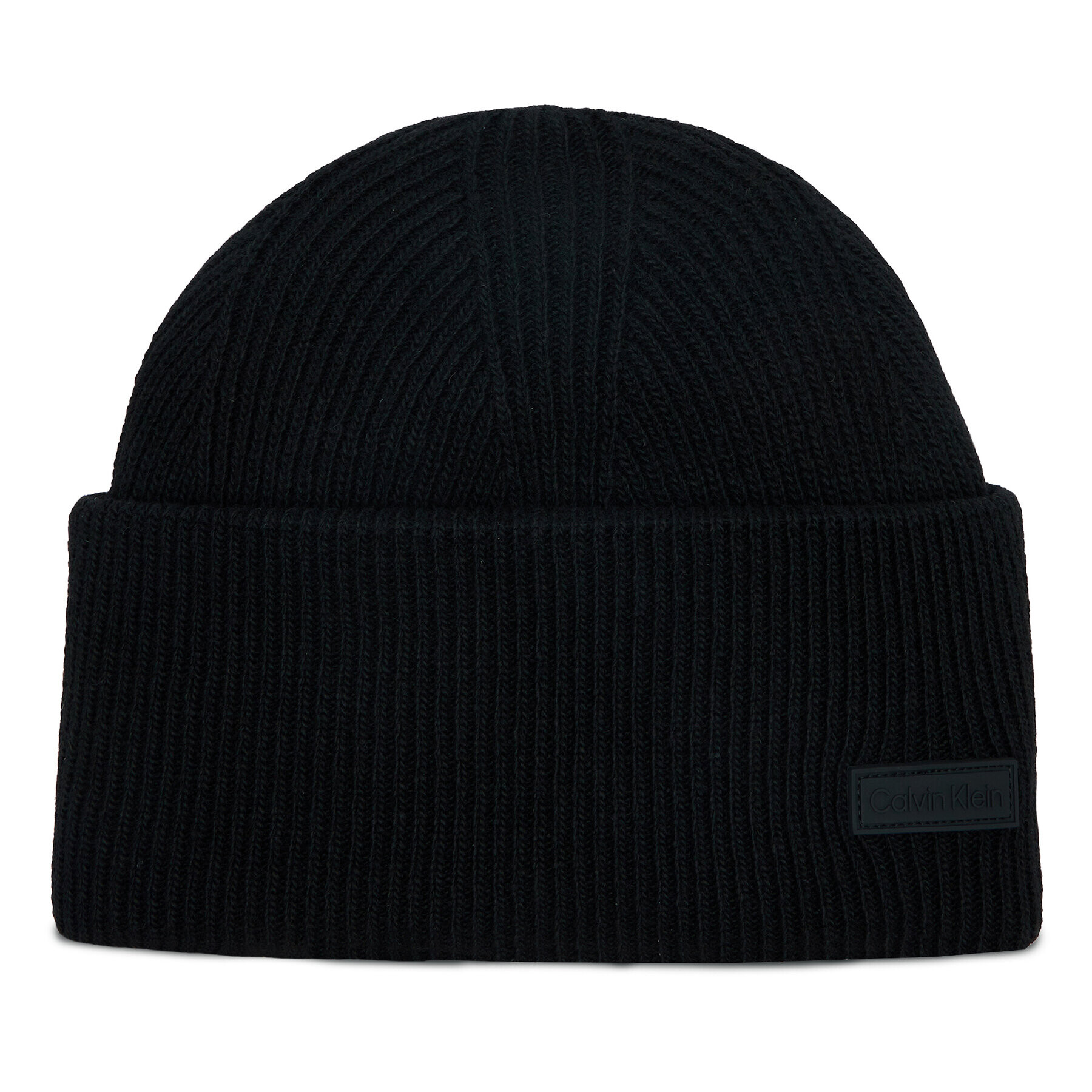 Calvin Klein Шапка Essential Patch Docker K50K510662 Черен - Pepit.bg