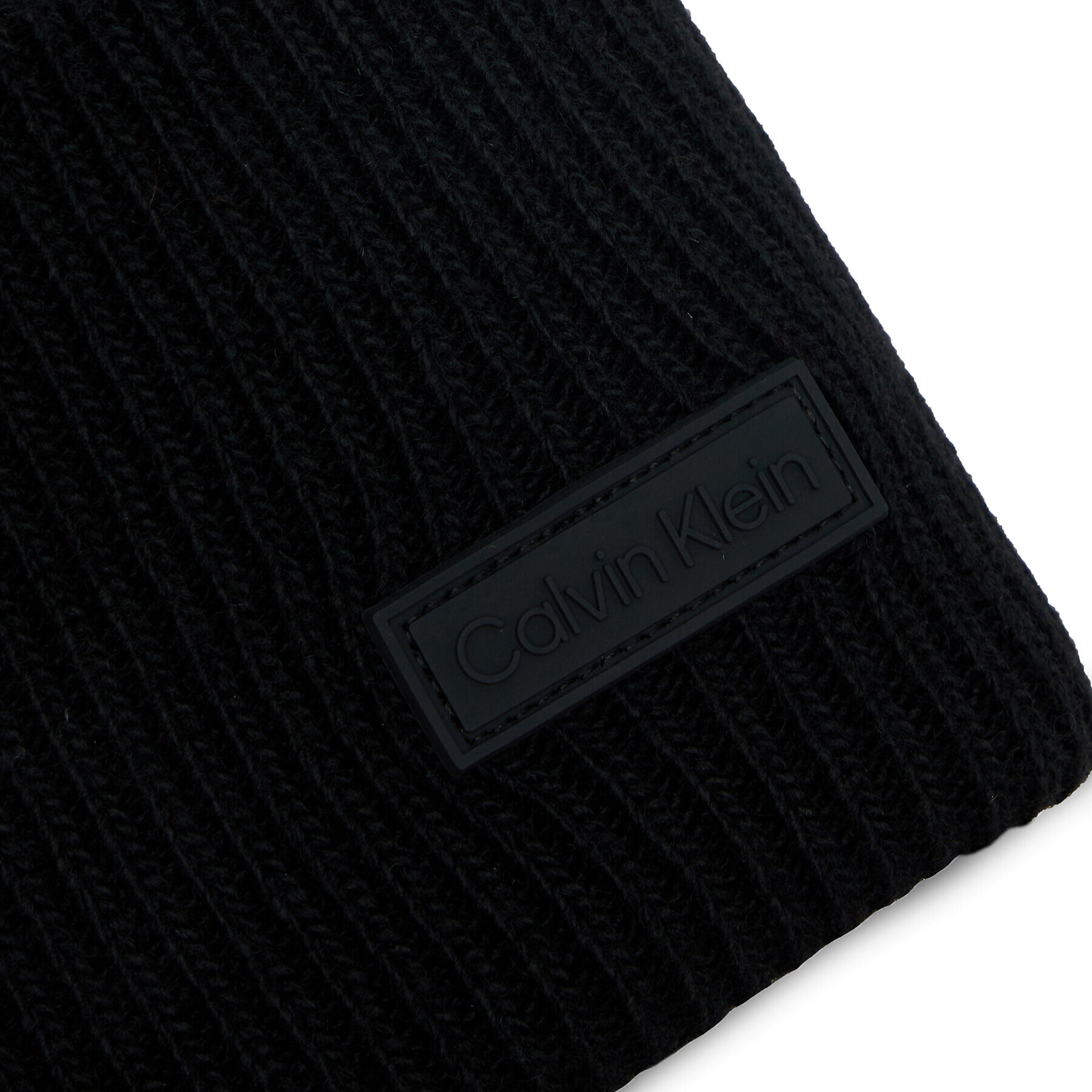 Calvin Klein Шапка Essential Patch Docker K50K510662 Черен - Pepit.bg