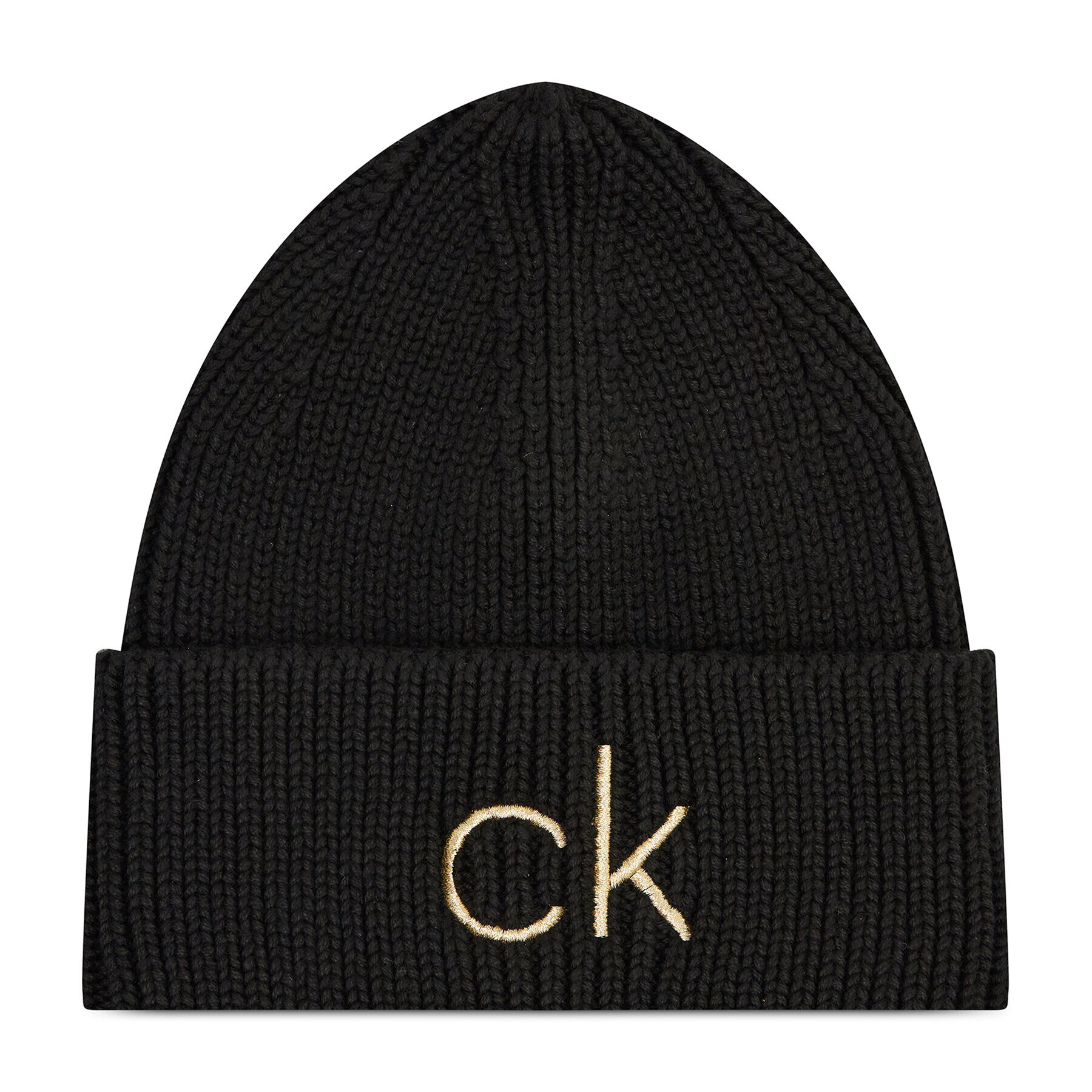 Calvin Klein Шапка Essentials Beanie K60K608660 Черен - Pepit.bg