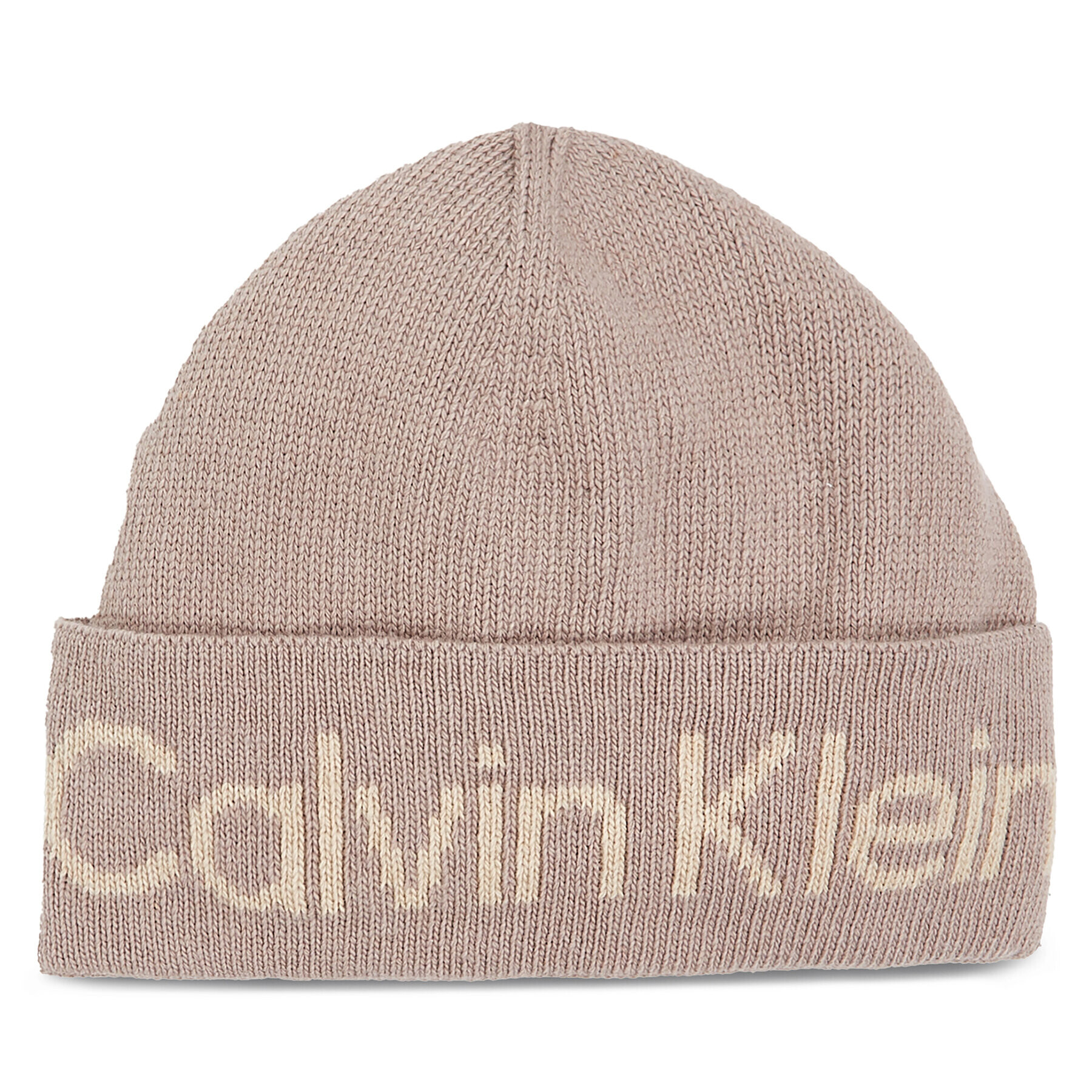 Calvin Klein Шапка Logo Reverso Tonal Beanie K60K611151 Бежов - Pepit.bg