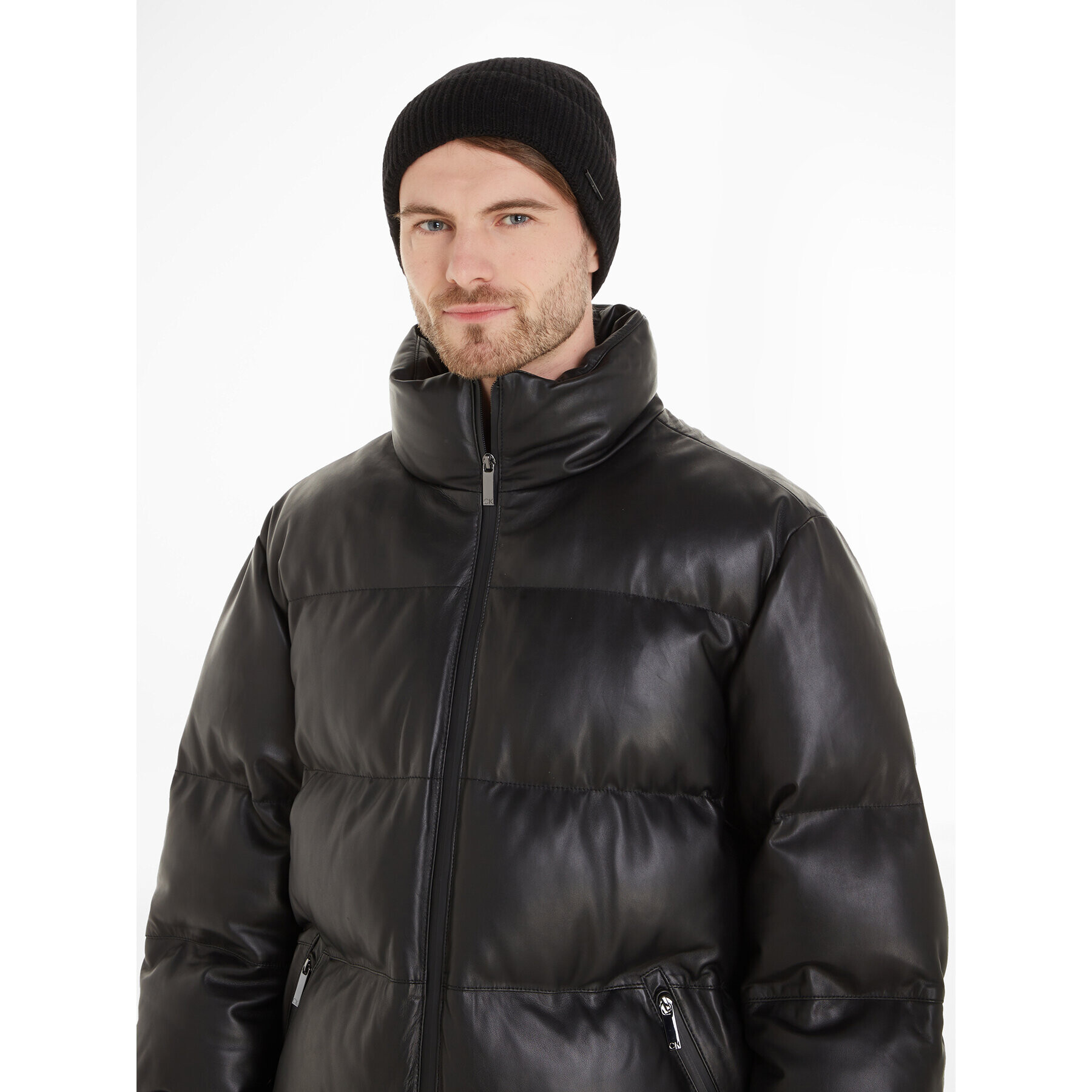 Calvin Klein Шапка Modern Bar Beanie K50K511461 Черен - Pepit.bg