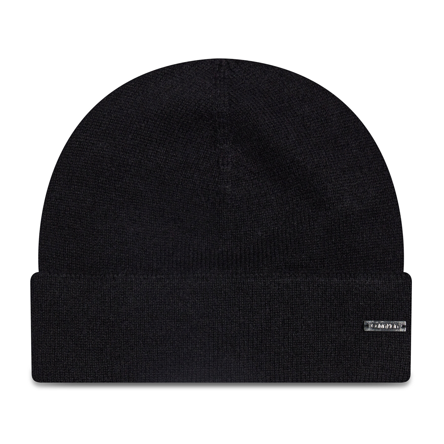 Calvin Klein Шапка Natural Cashmere Beanie K60K608536 Черен - Pepit.bg