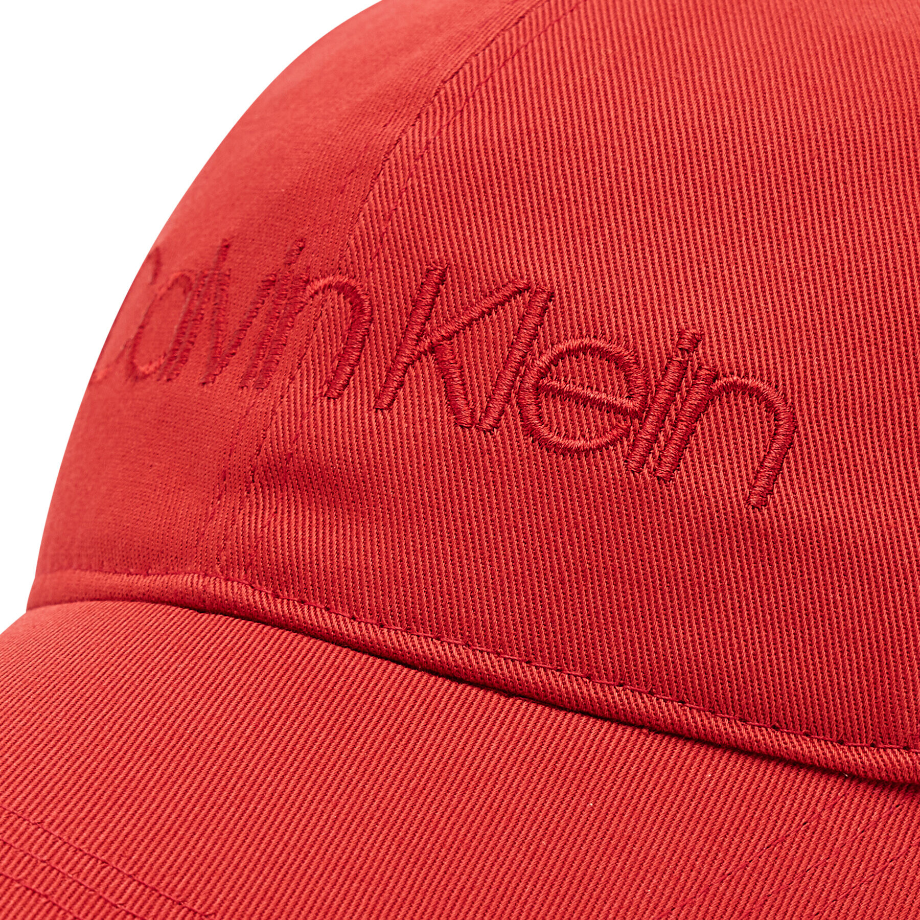 Calvin Klein Шапка с козирка Bb Cap K60K608210 Червен - Pepit.bg