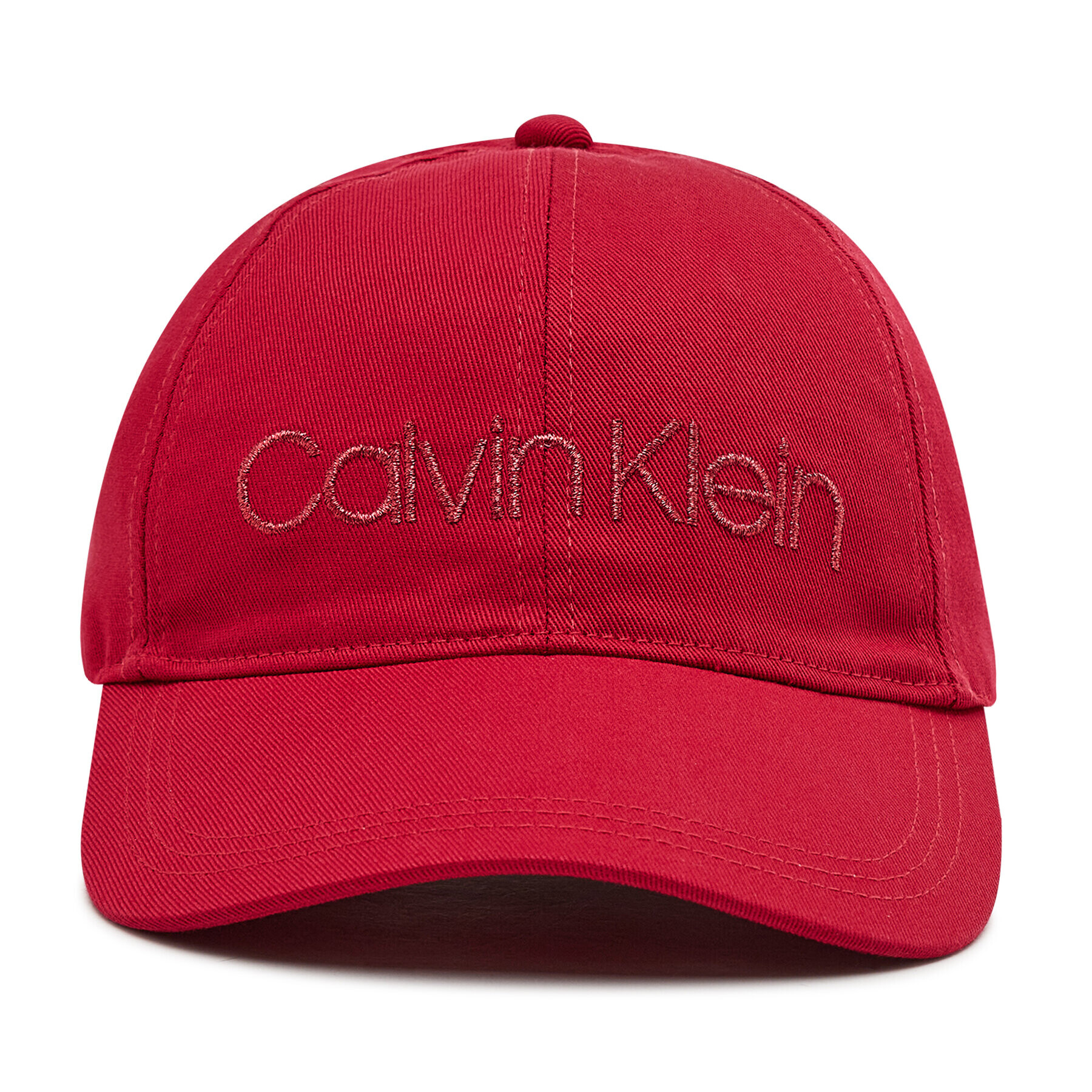 Calvin Klein Шапка с козирка Bb Cap K60K608210 Червен - Pepit.bg