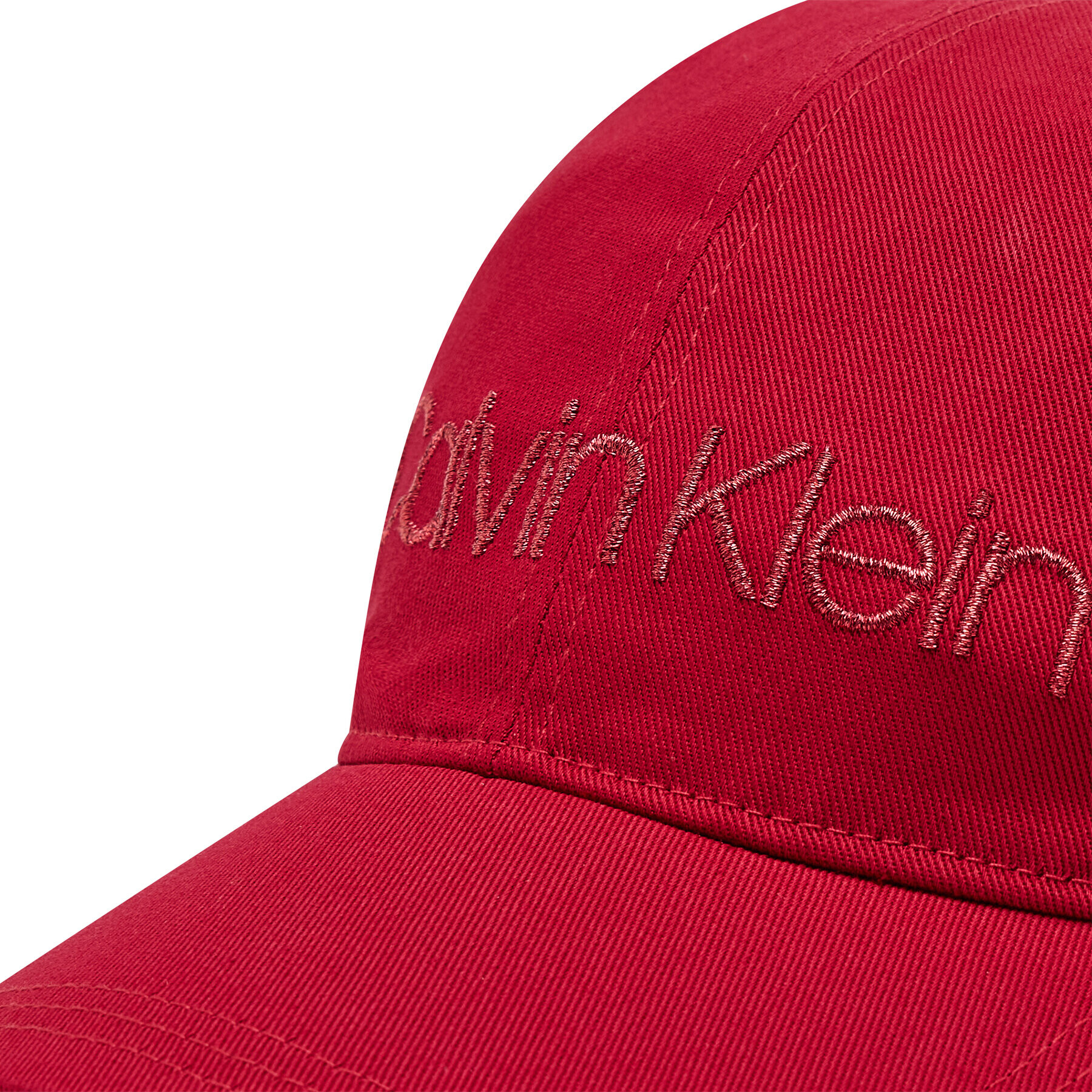 Calvin Klein Шапка с козирка Bb Cap K60K608210 Червен - Pepit.bg