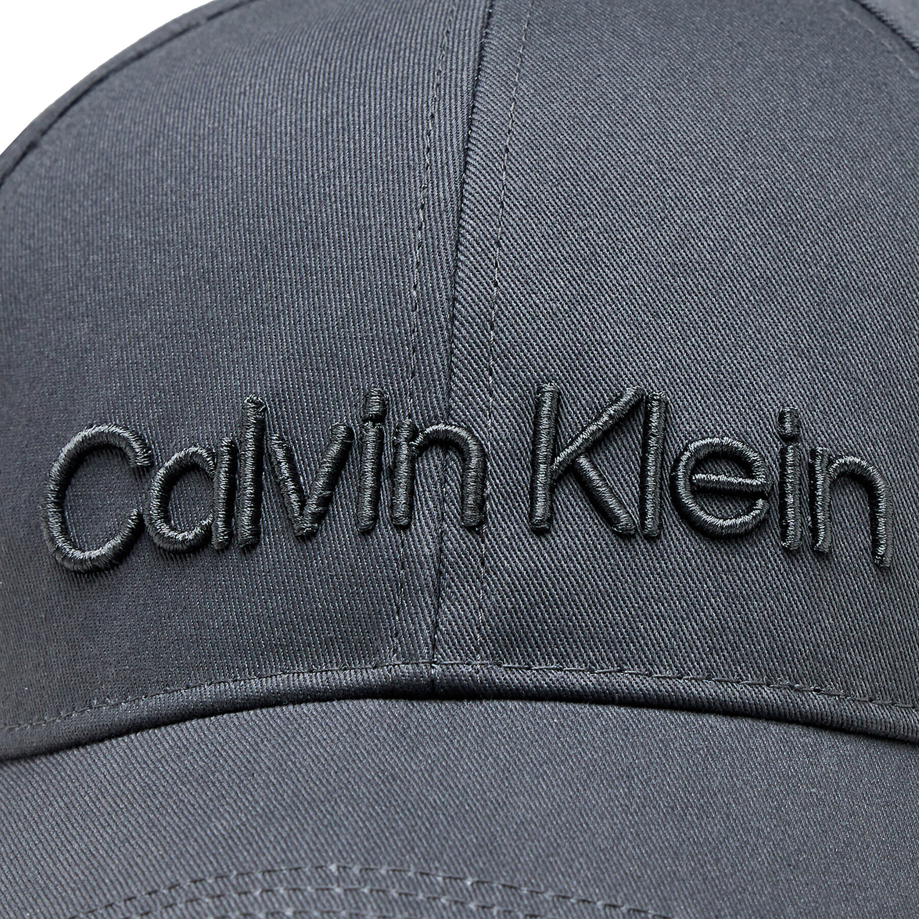 Calvin Klein Шапка с козирка Calvin Embroidery Bb Cap K50K505737 Сив - Pepit.bg