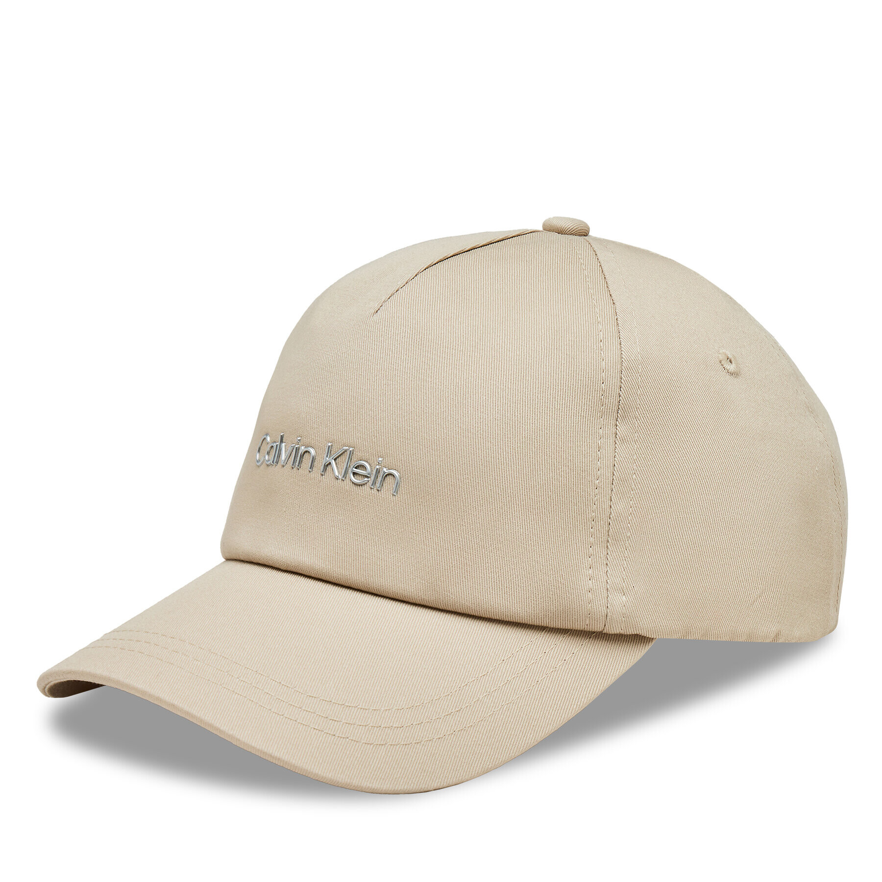 Calvin Klein Шапка с козирка Ck Must Logo Tpu Cap K60K610525 Бежов - Pepit.bg