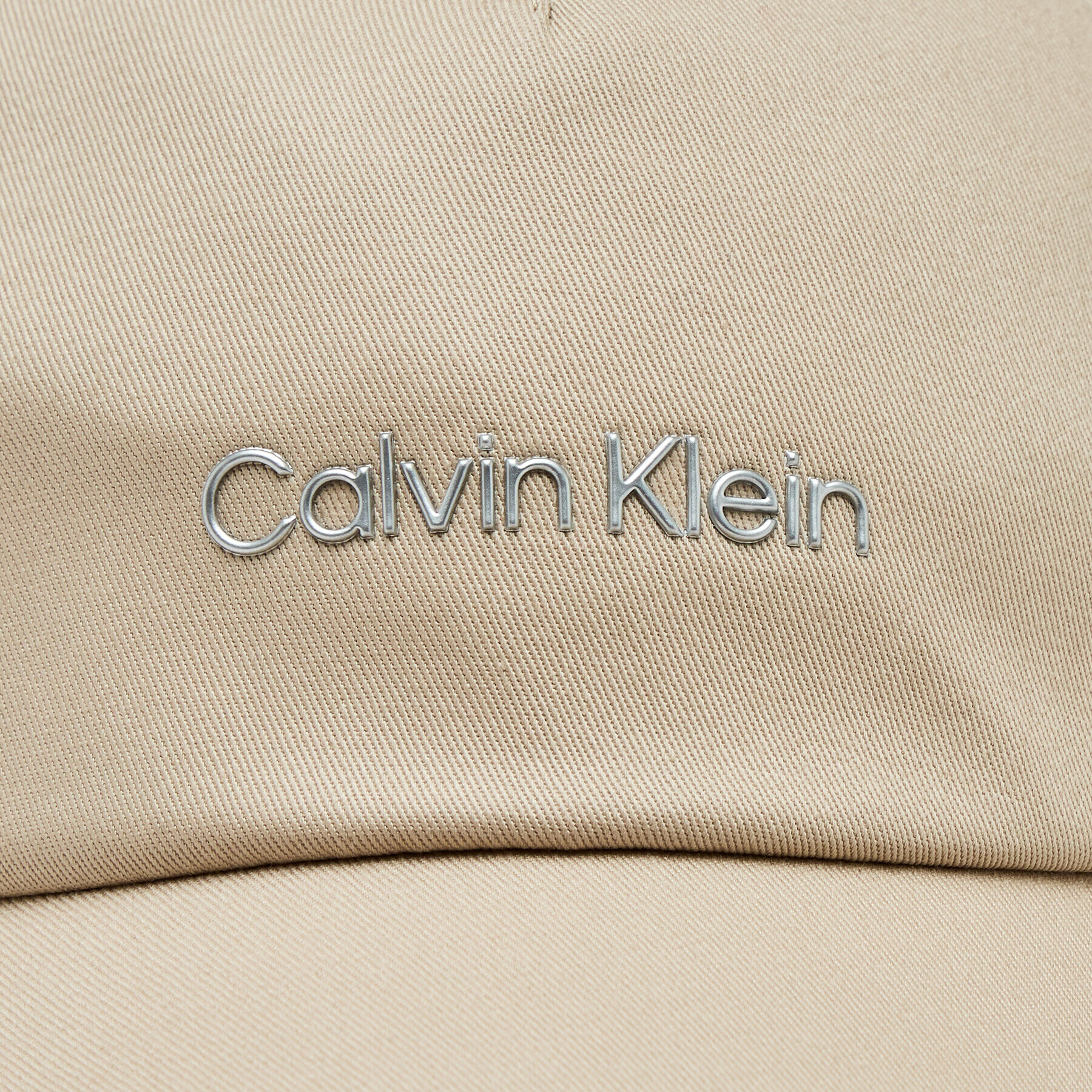 Calvin Klein Шапка с козирка Ck Must Logo Tpu Cap K60K610525 Бежов - Pepit.bg