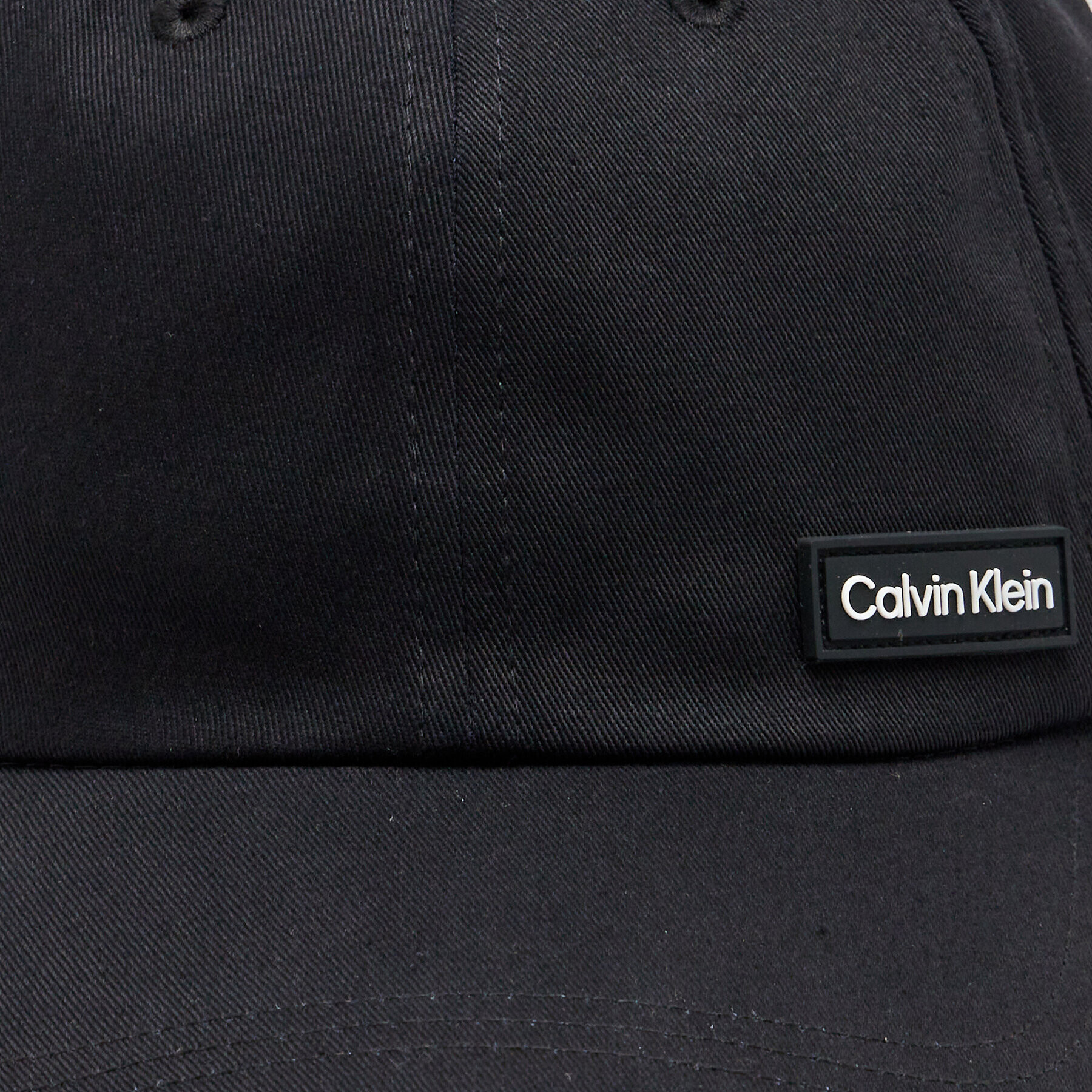 Calvin Klein Шапка с козирка Elevated Patch K50K510487 Черен - Pepit.bg