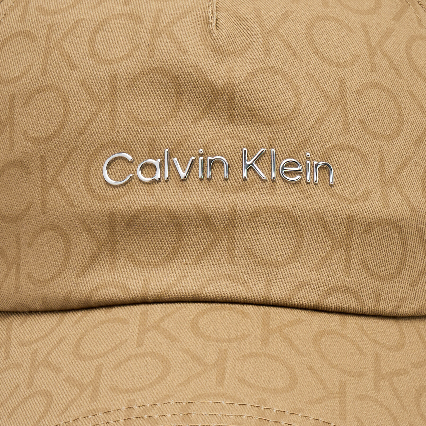 Calvin Klein Шапка с козирка K60K610529 Бежов - Pepit.bg