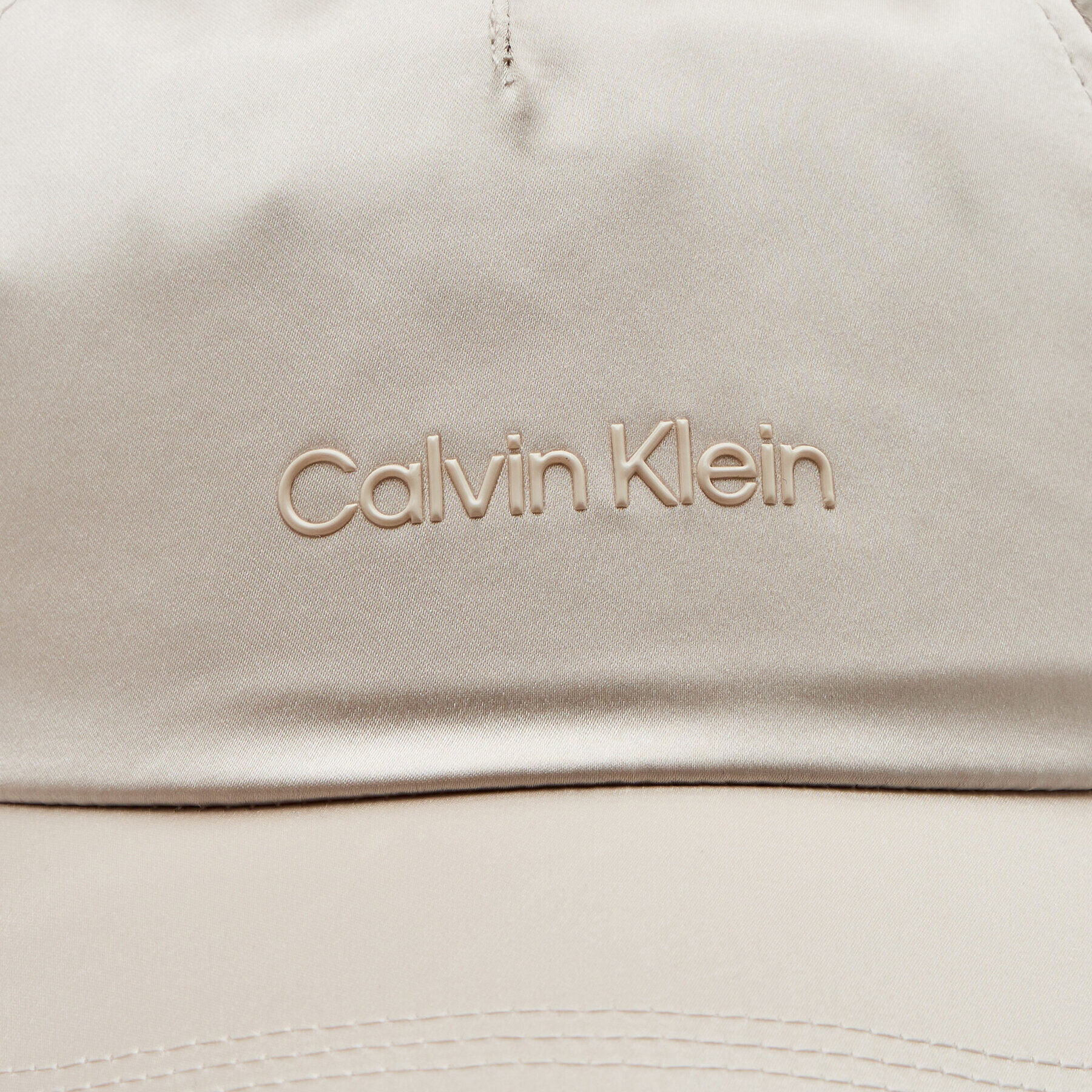 Calvin Klein Шапка с козирка K60K610542 Екрю - Pepit.bg