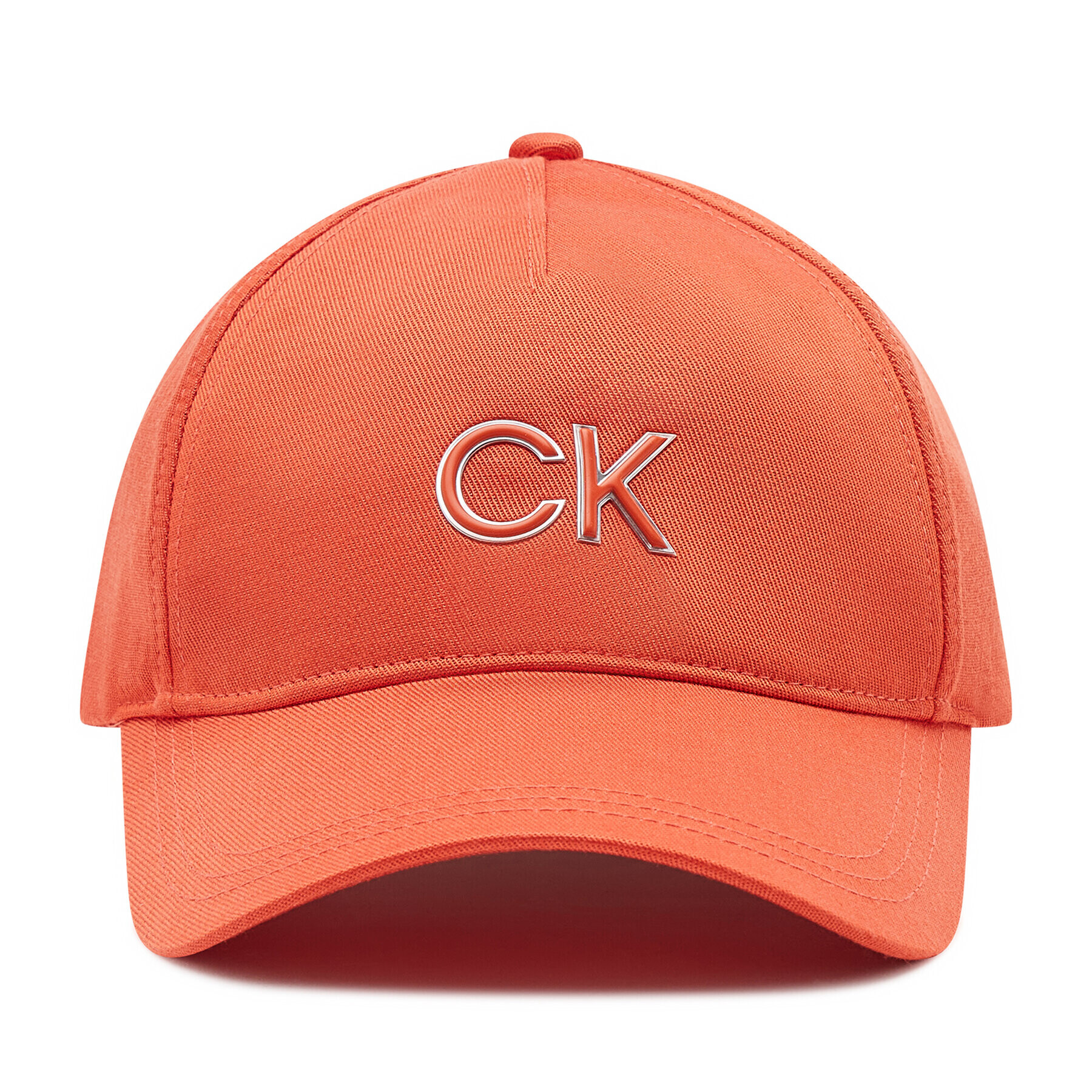 Calvin Klein Шапка с козирка Re-Lock Inlay K60K609712 Оранжев - Pepit.bg