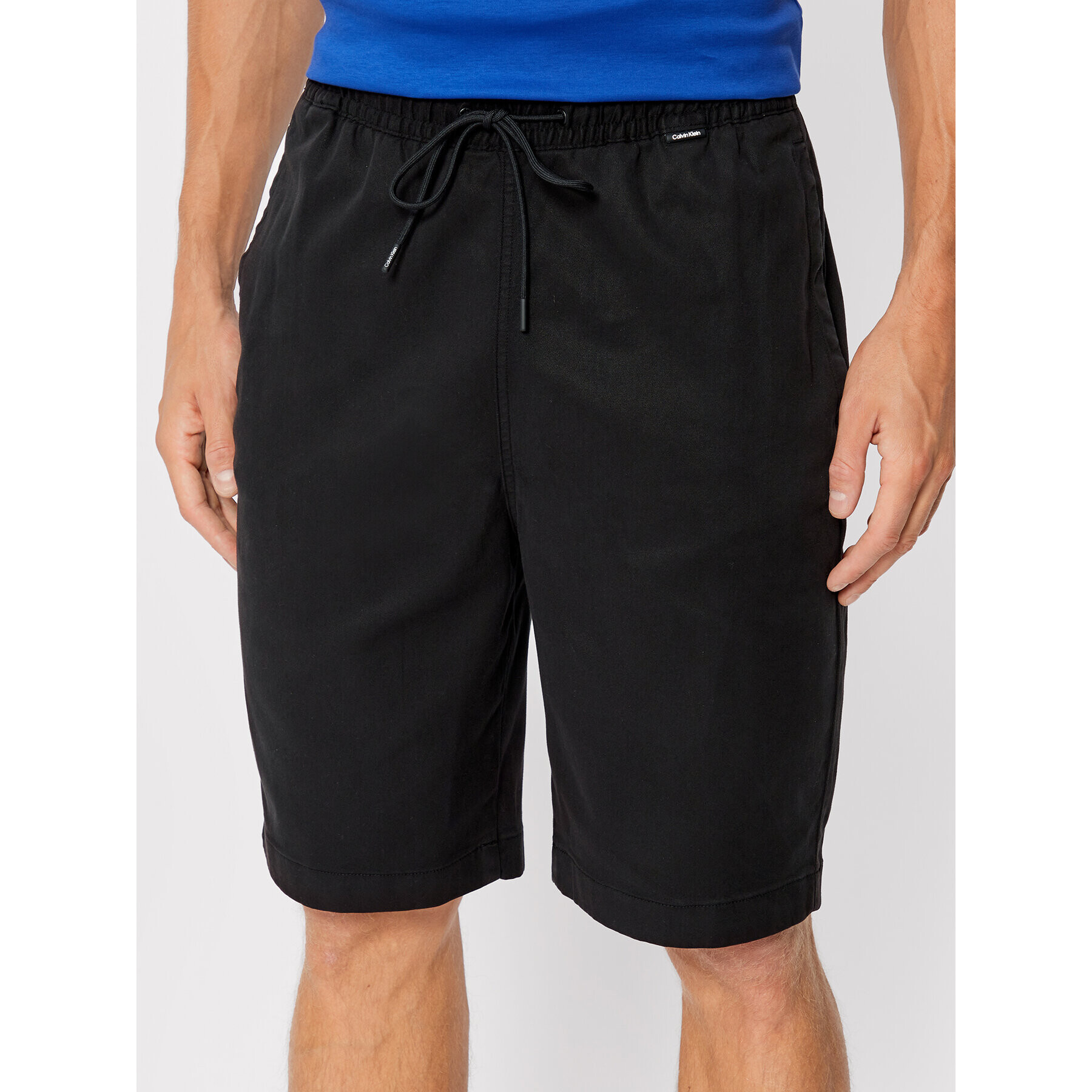 Calvin Klein Шорти от плат K10K108655 Черен Regular Fit - Pepit.bg