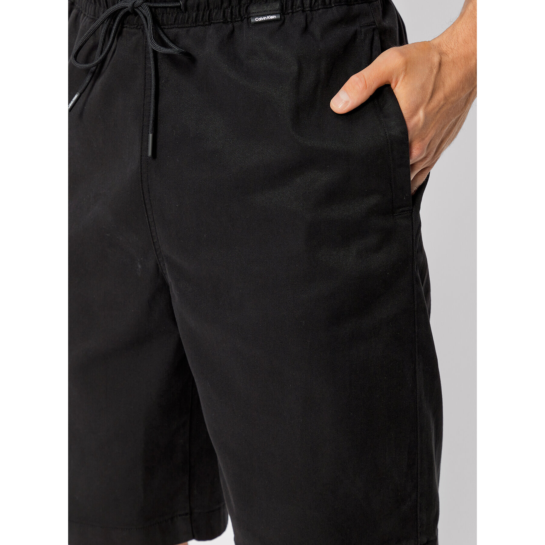 Calvin Klein Шорти от плат K10K108655 Черен Regular Fit - Pepit.bg