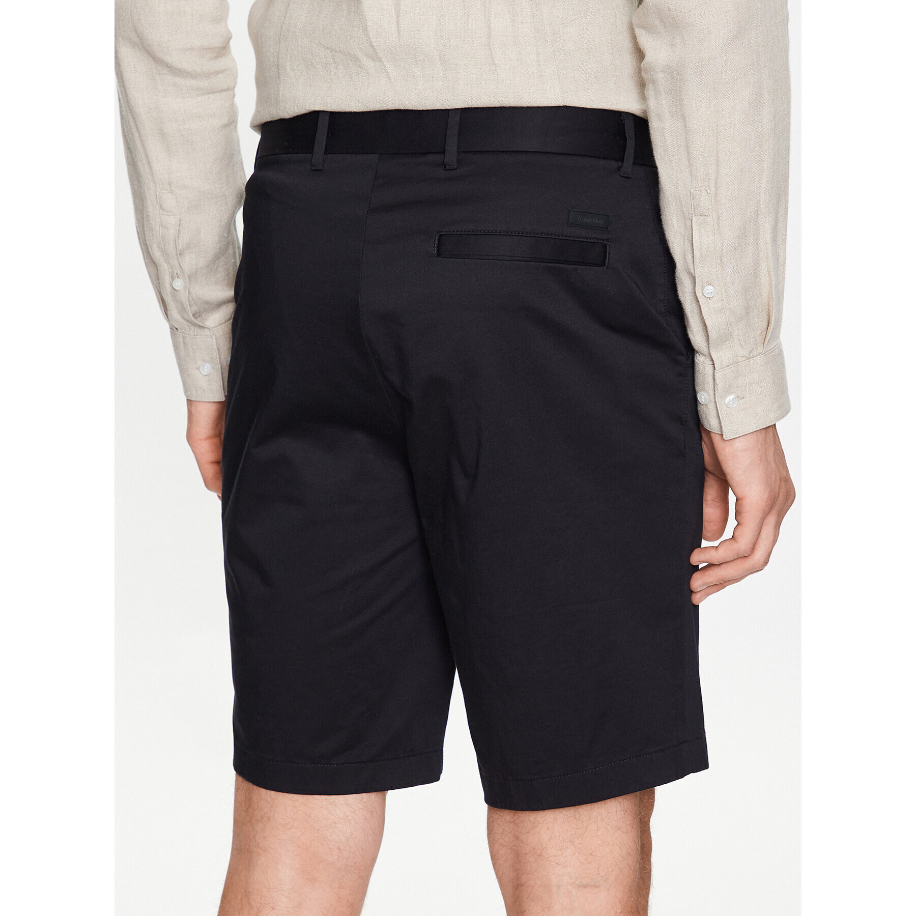 Calvin Klein Шорти от плат K10K111787 Черен Regular Fit - Pepit.bg