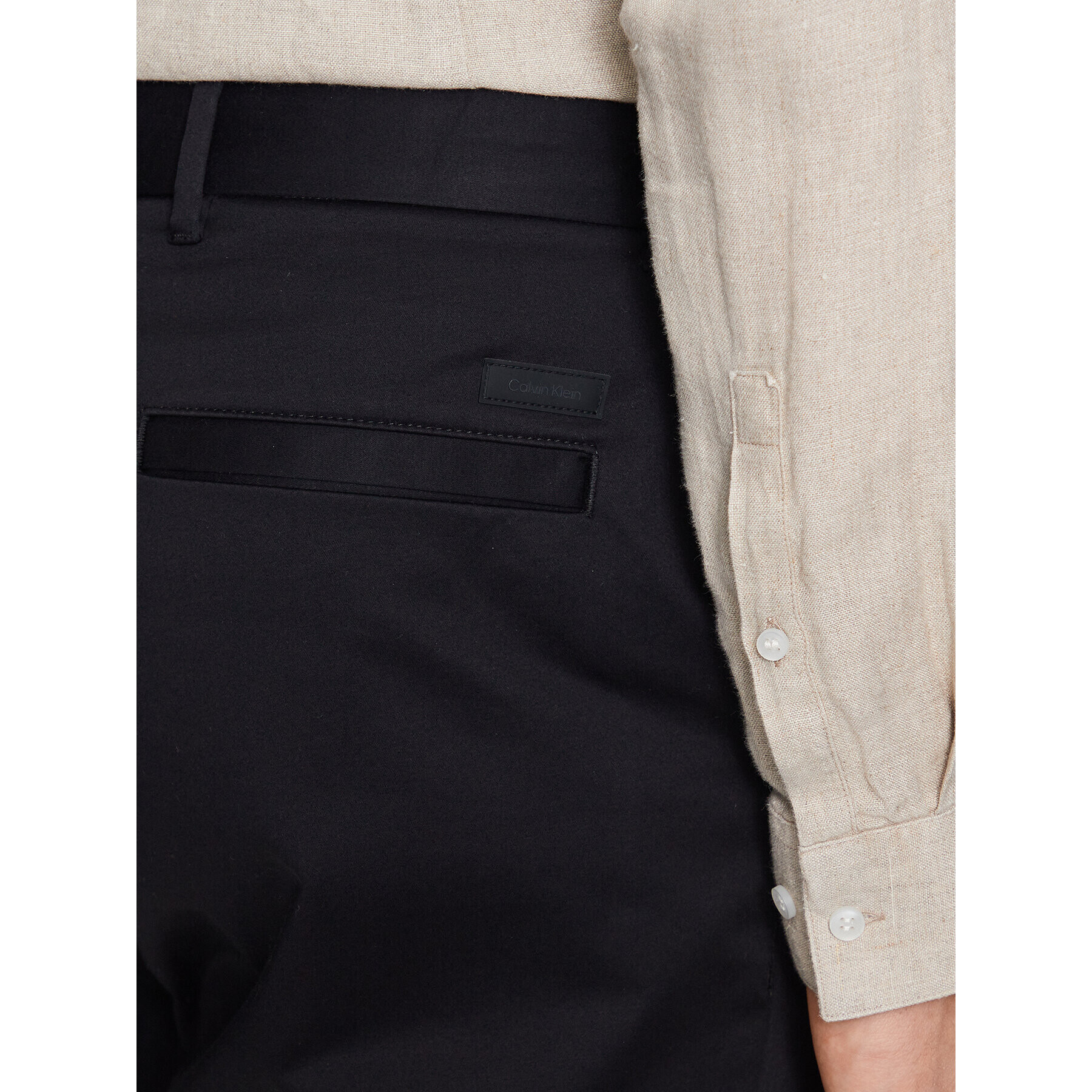 Calvin Klein Шорти от плат K10K111787 Черен Regular Fit - Pepit.bg