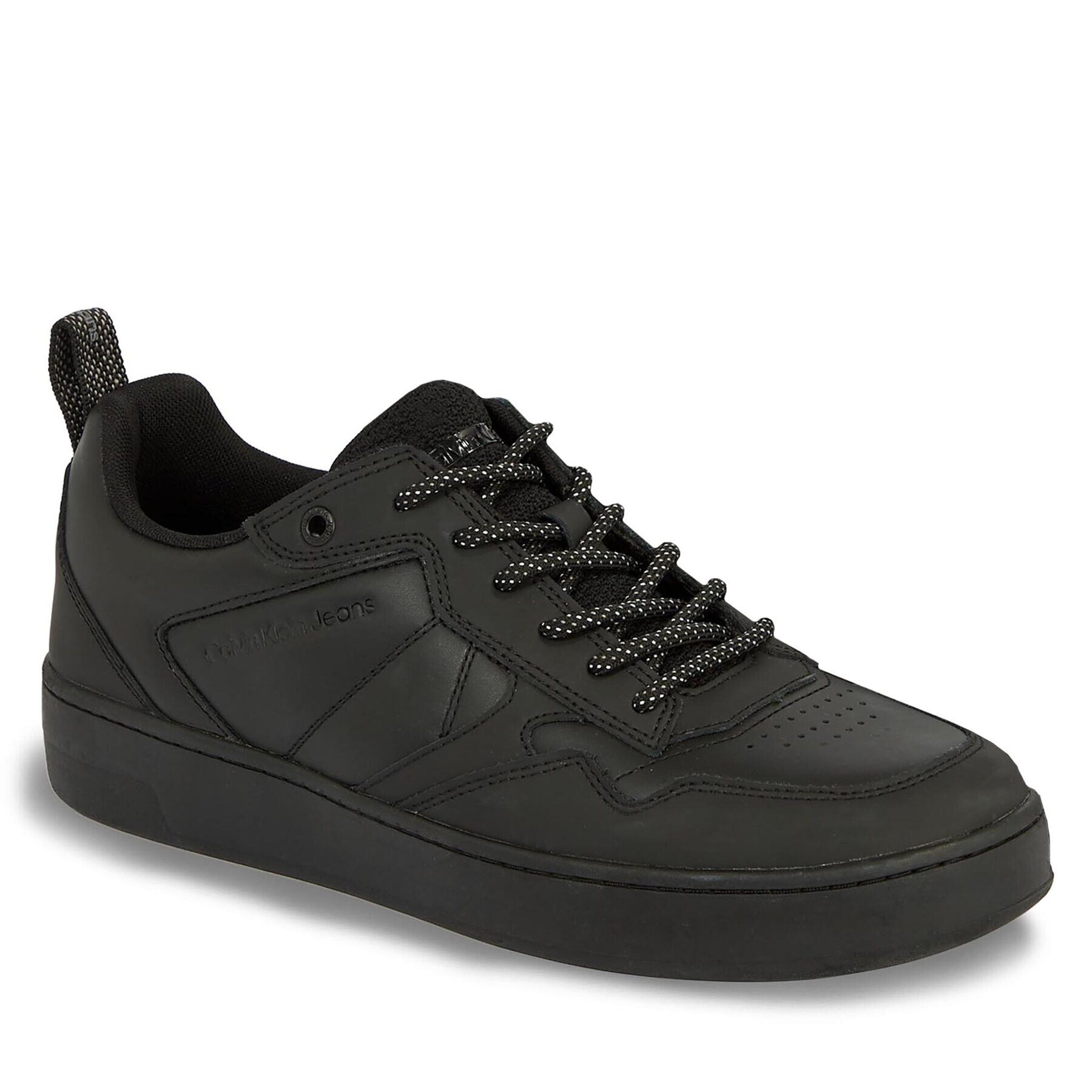 Calvin Klein Сникърси Basket Cupsole Laceu YM0YM00824 Черен - Pepit.bg