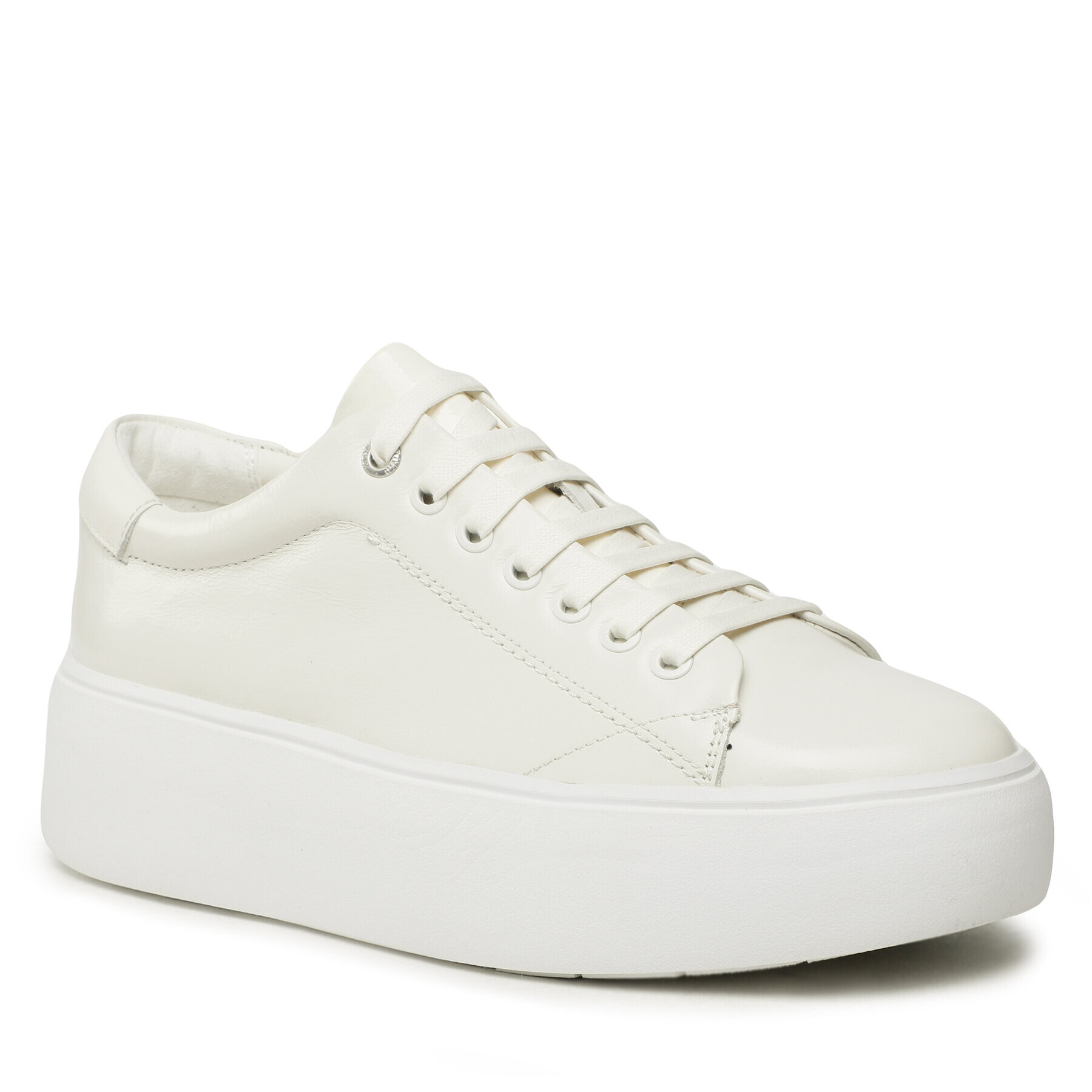 Calvin Klein Сникърси Bubble Cupsole Lace Up HW0HW01432 Бял - Pepit.bg