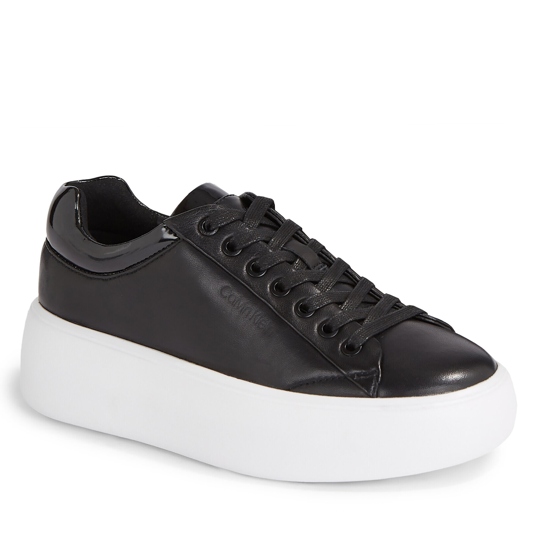 Calvin Klein Сникърси Bubble Cupsole Lace Up HW0HW01659 Черен - Pepit.bg