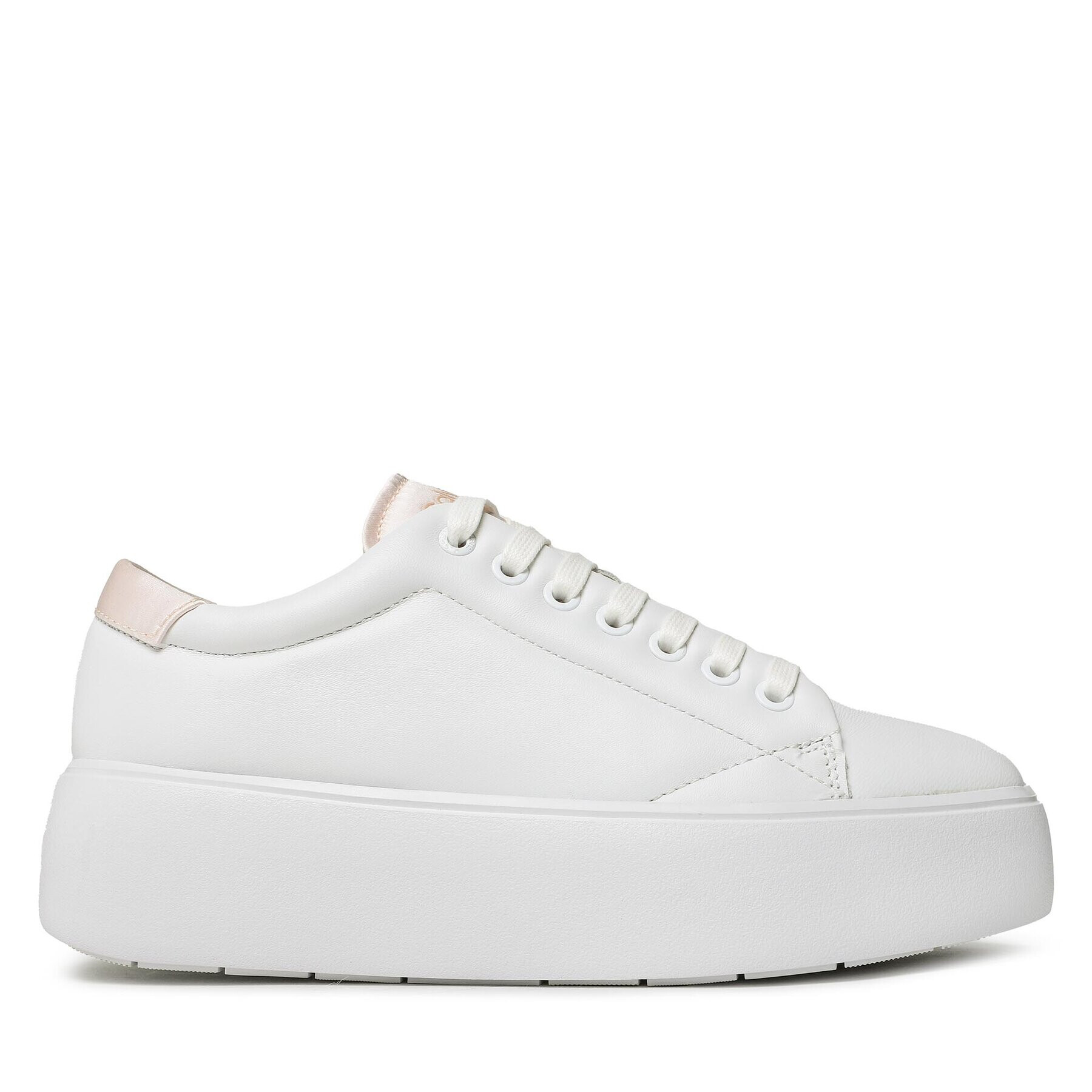 Calvin Klein Сникърси Bubble Cupsole Lace Up HW0HW01778 Бял - Pepit.bg