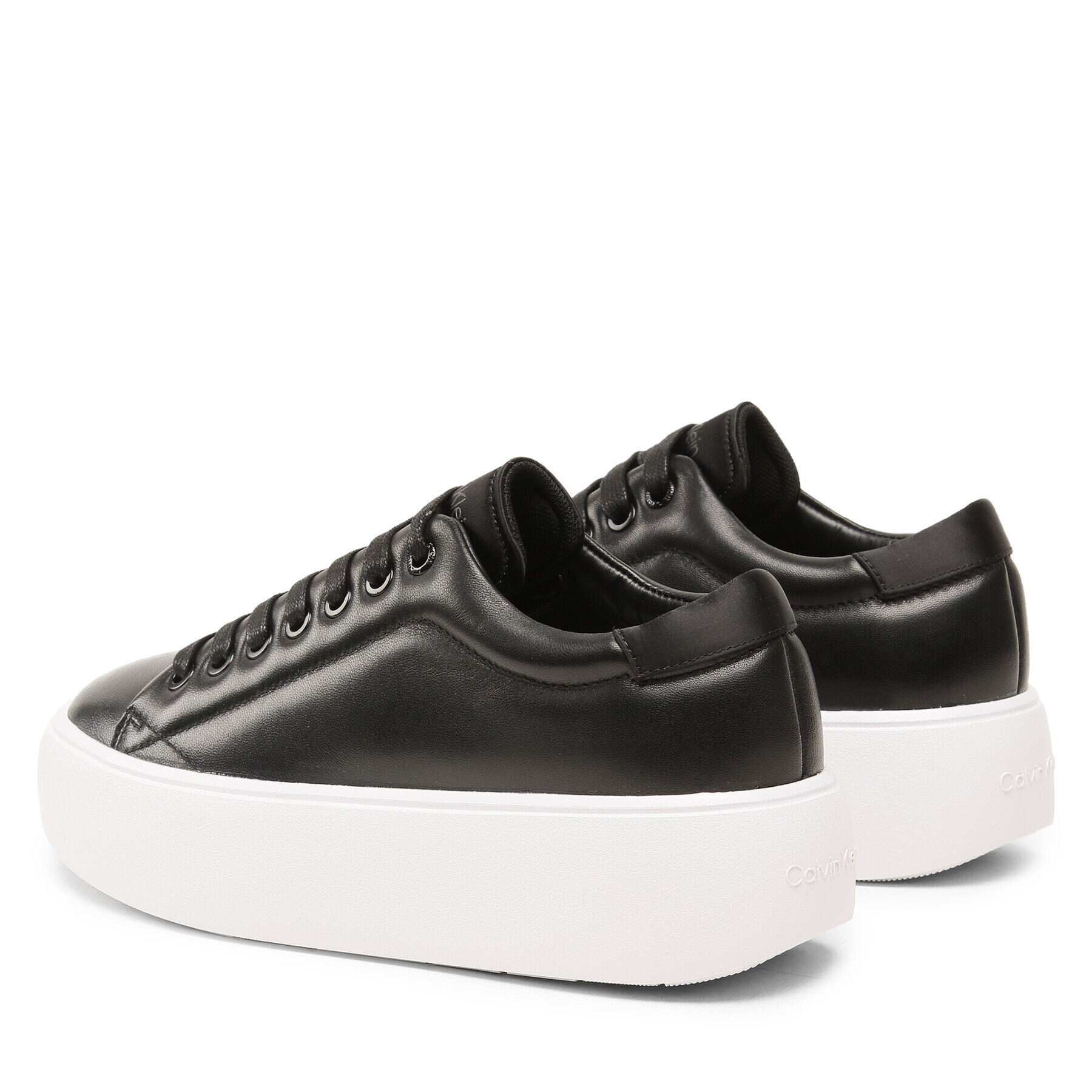 Calvin Klein Сникърси Bubble Cupsole Lace Up HW0HW01778 Черен - Pepit.bg