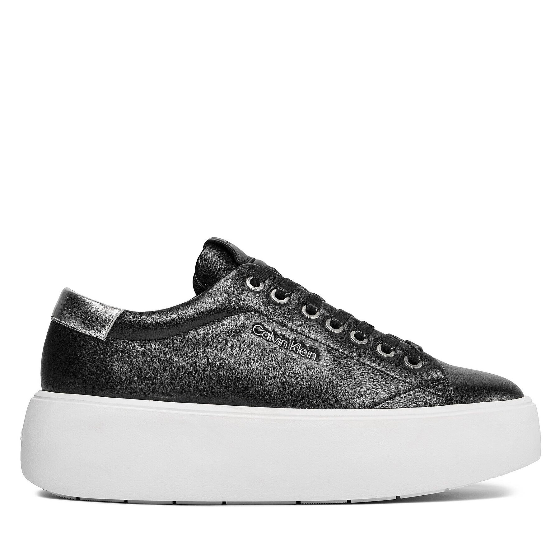 Calvin Klein Сникърси Bubble Cupsole Lace Up HW0HW01861 Черен - Pepit.bg