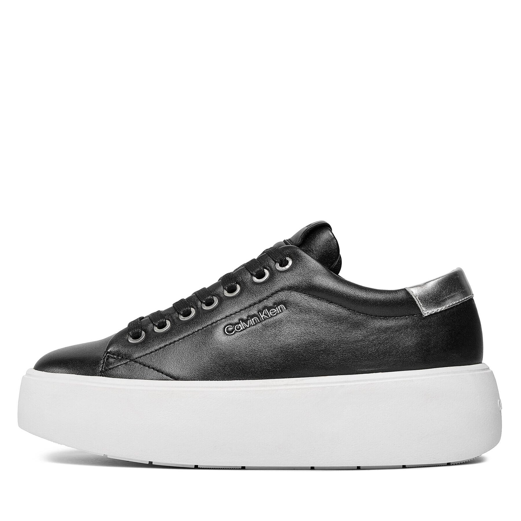 Calvin Klein Сникърси Bubble Cupsole Lace Up HW0HW01861 Черен - Pepit.bg