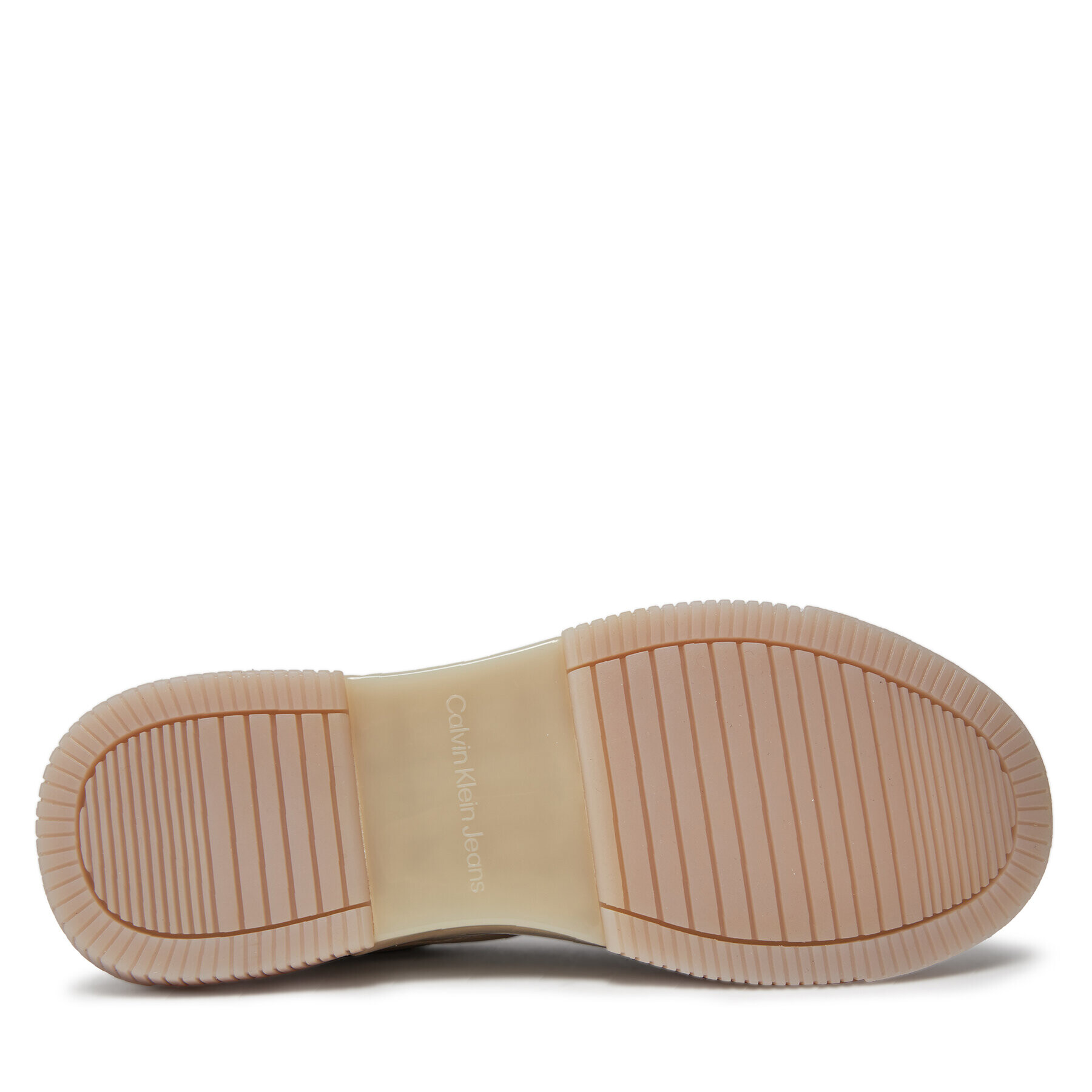 Calvin Klein Сникърси Chunky Cupsole 2.0 Lth In Lum YW0YW01313 Бежов - Pepit.bg